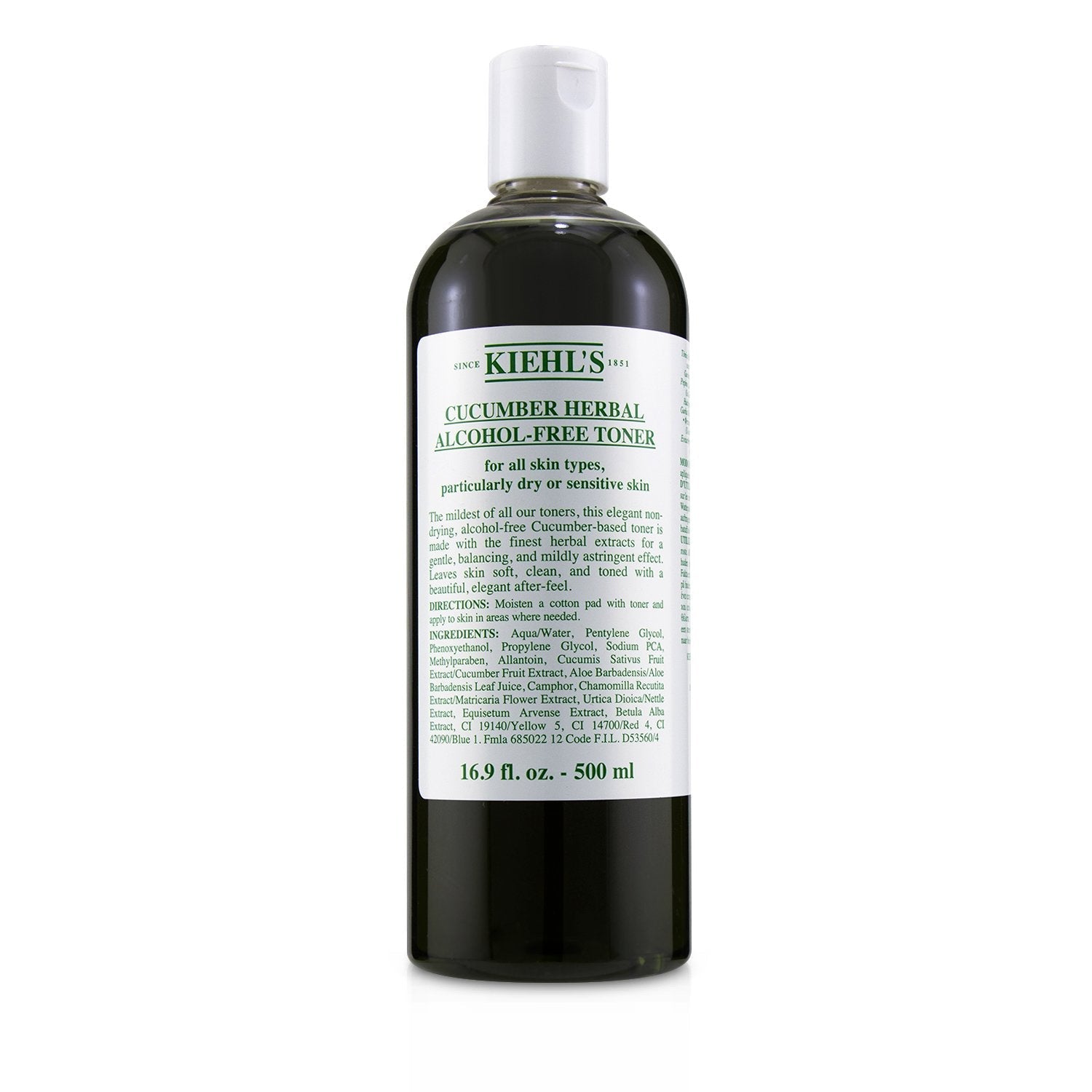 Kiehl's Cucumber Herbal Alcohol-Free Toner - For Dry or Sensitive Skin Types  250ml/8.4oz