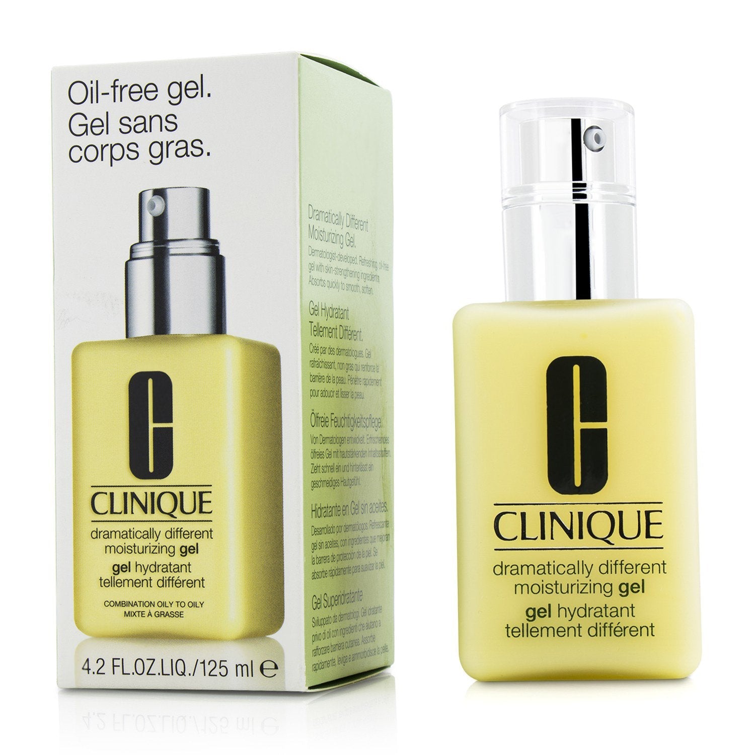 Clinique Dramatically Different Moisturising Gel - Combination Oily to Oily (With Pump)  125ml/4.2oz