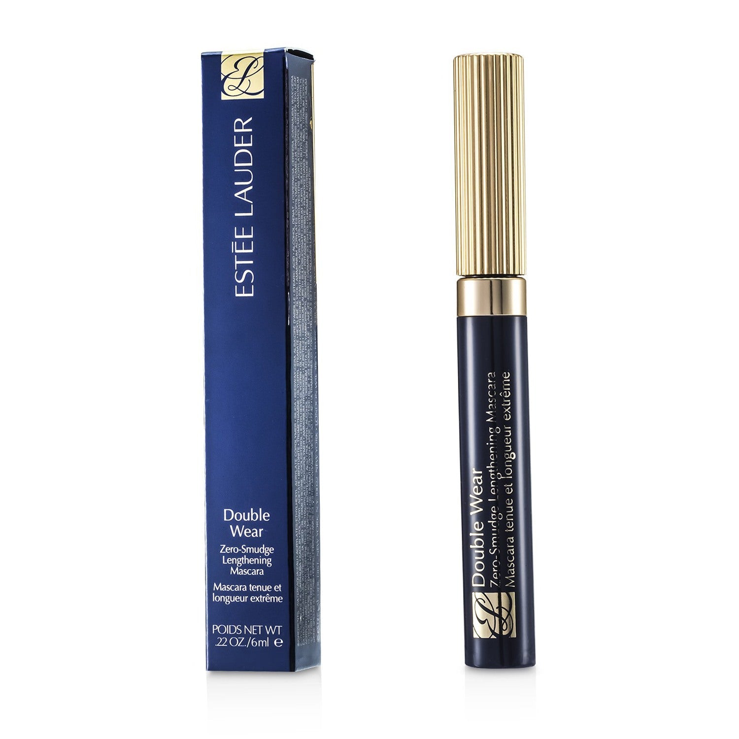 Estee Lauder Double Wear Zero Smudge Lengthening Mascara - # 01 Black  6ml/0.24oz