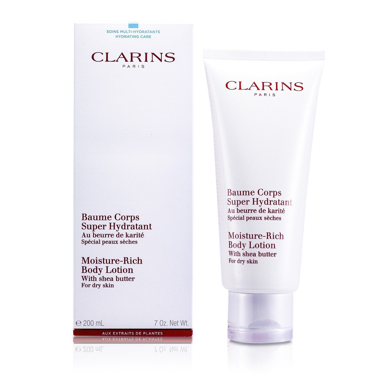 Clarins Moisture Rich Body Lotion with Shea Butter - For Dry Skin  200ml/7oz