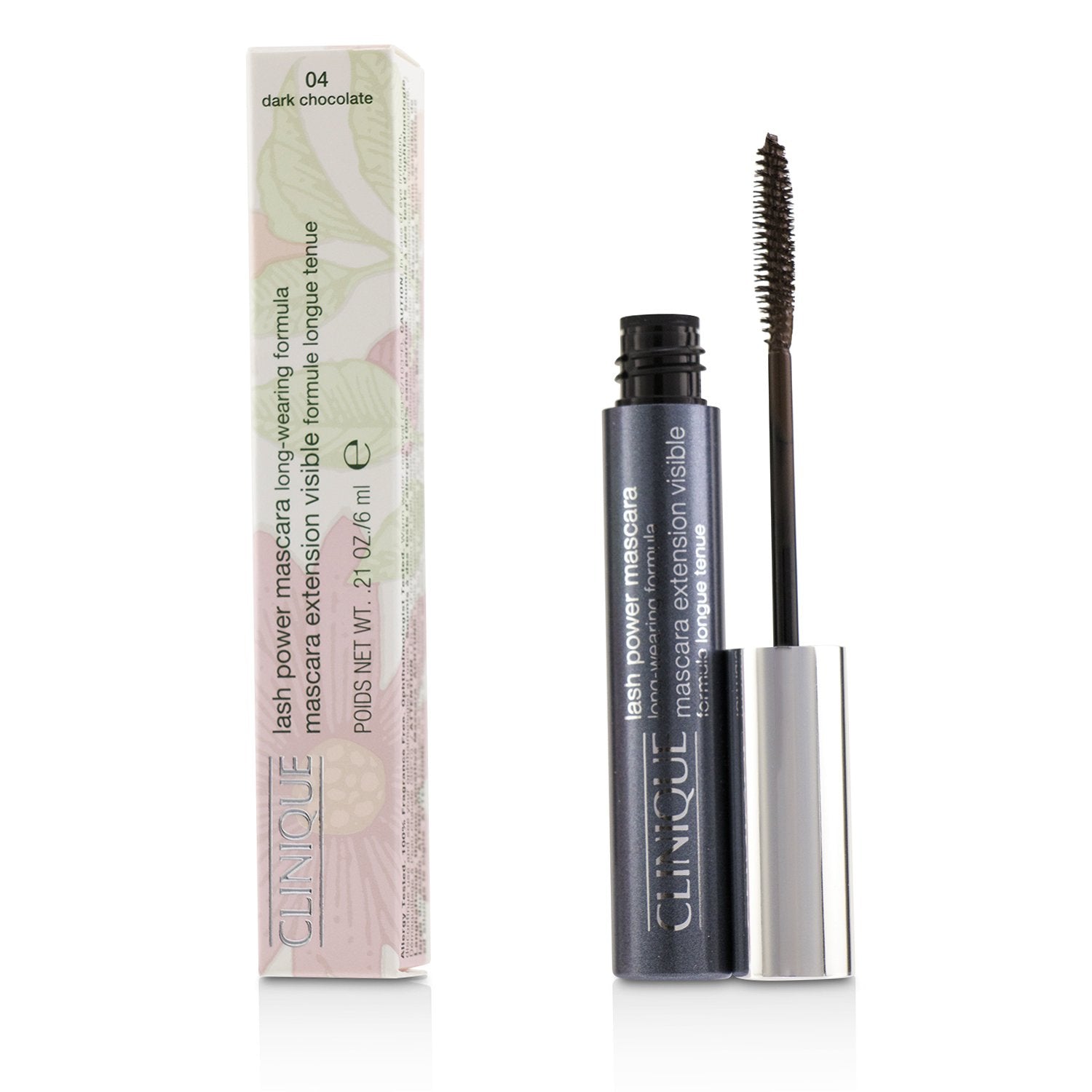 Clinique Lash Power Extension Visible Mascara - # 04 Dark Chocolate  6g/0.21oz