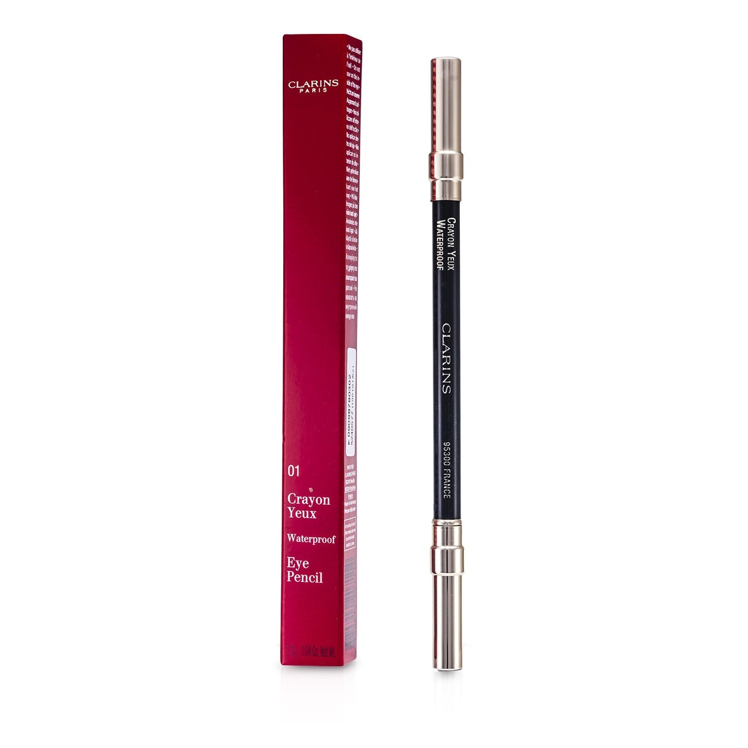 Clarins Waterproof Eye Pencil - # 01 Black  1.2g/0.04oz