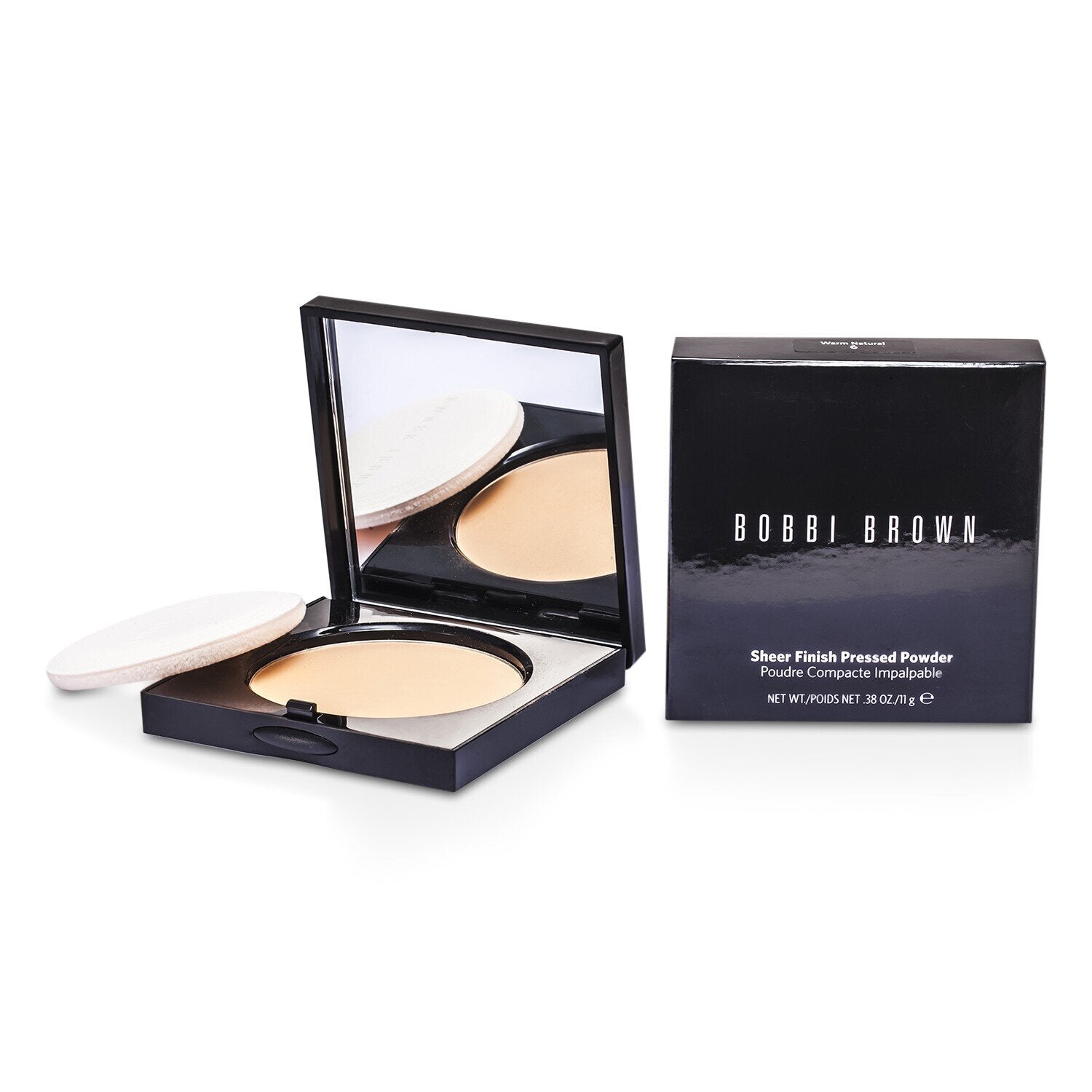 Bobbi Brown Sheer Finish Pressed Powder - # Warm Natural  10g/0.35oz