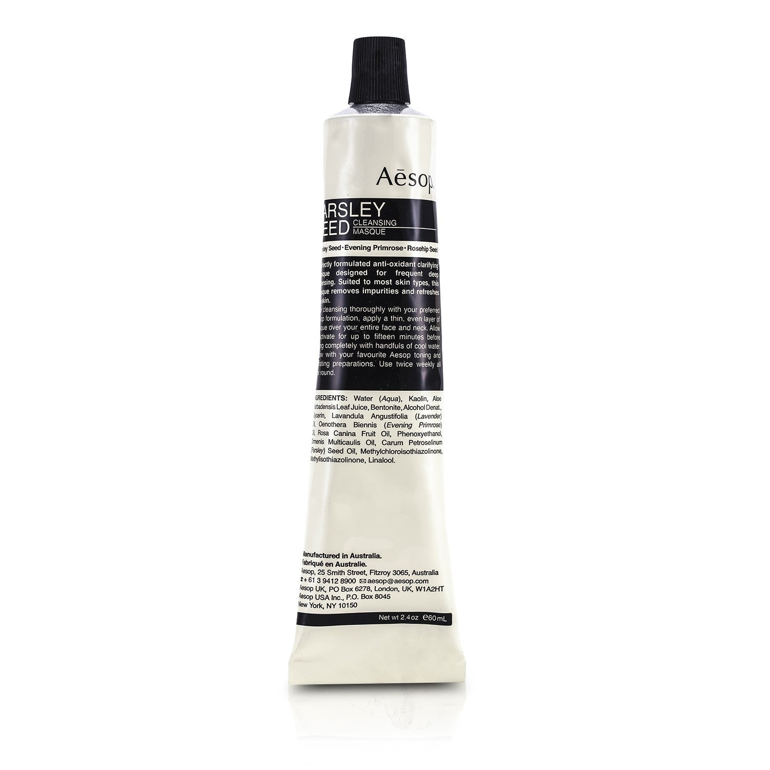 Aesop Parsley Seed Cleansing Masque (Tube)  60ml/2.38oz