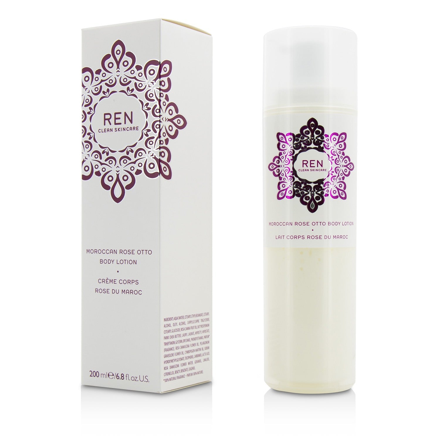 Ren Moroccan Rose Otto Body Lotion  200ml/6.8oz