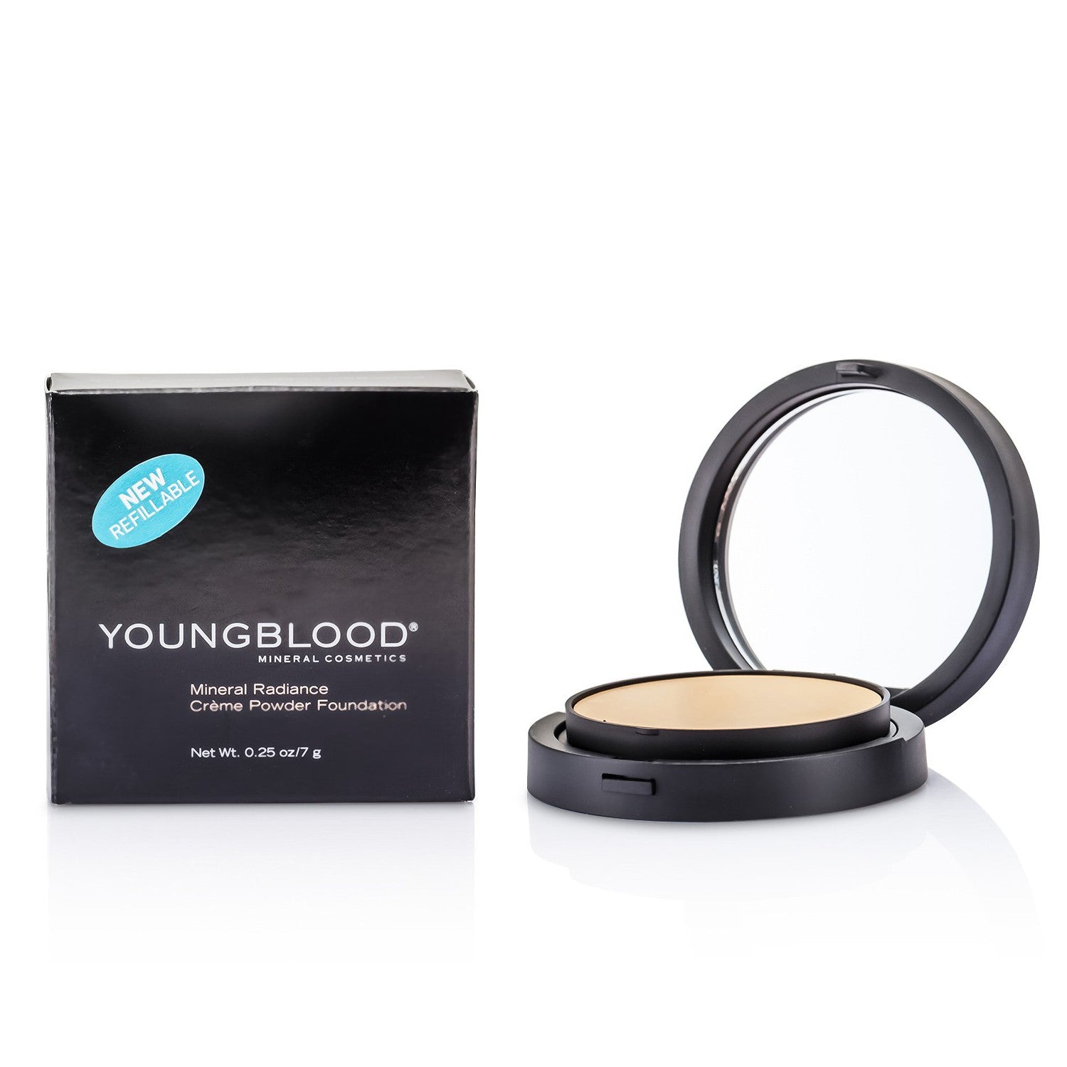 Youngblood Mineral Radiance Creme Powder Foundation - # Toffee  7g/0.25oz