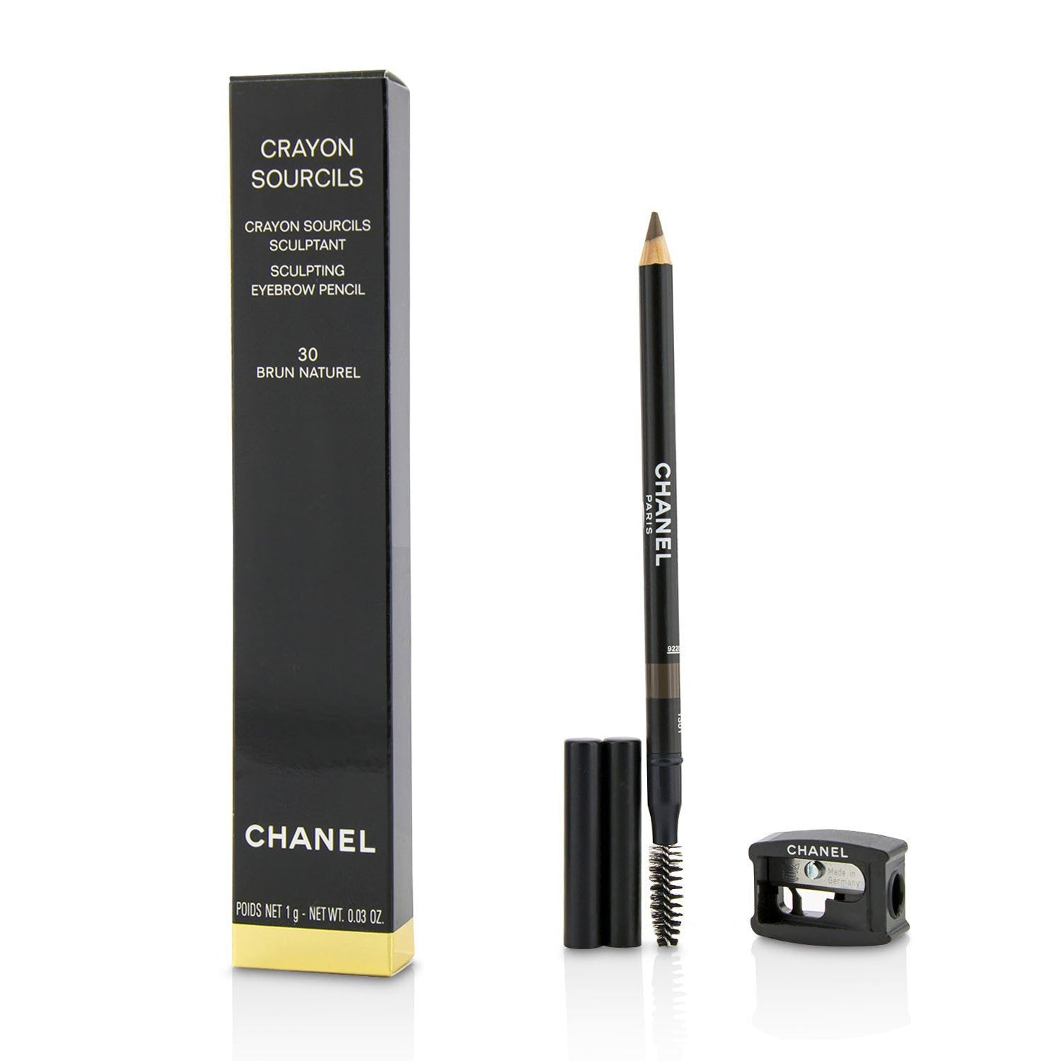 Chanel Crayon Sourcils Sculpting Eyebrow Pencil - # 60 Noir Cendre  1g/0.03oz