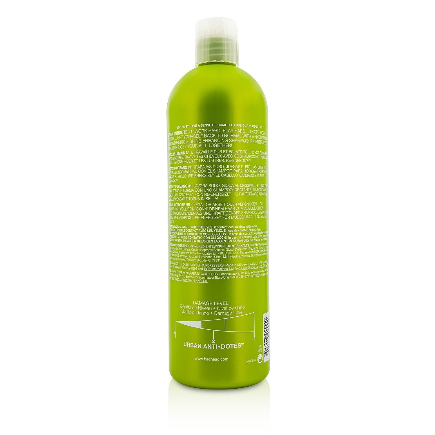 Tigi Bed Head Urban Anti+dotes Re-energize Shampoo  750ml/25.36oz