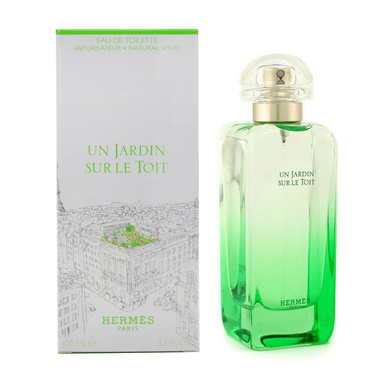 Hermes Un Jardin Sur Le Toit Eau De Toilette Spray  100ml/3.3oz