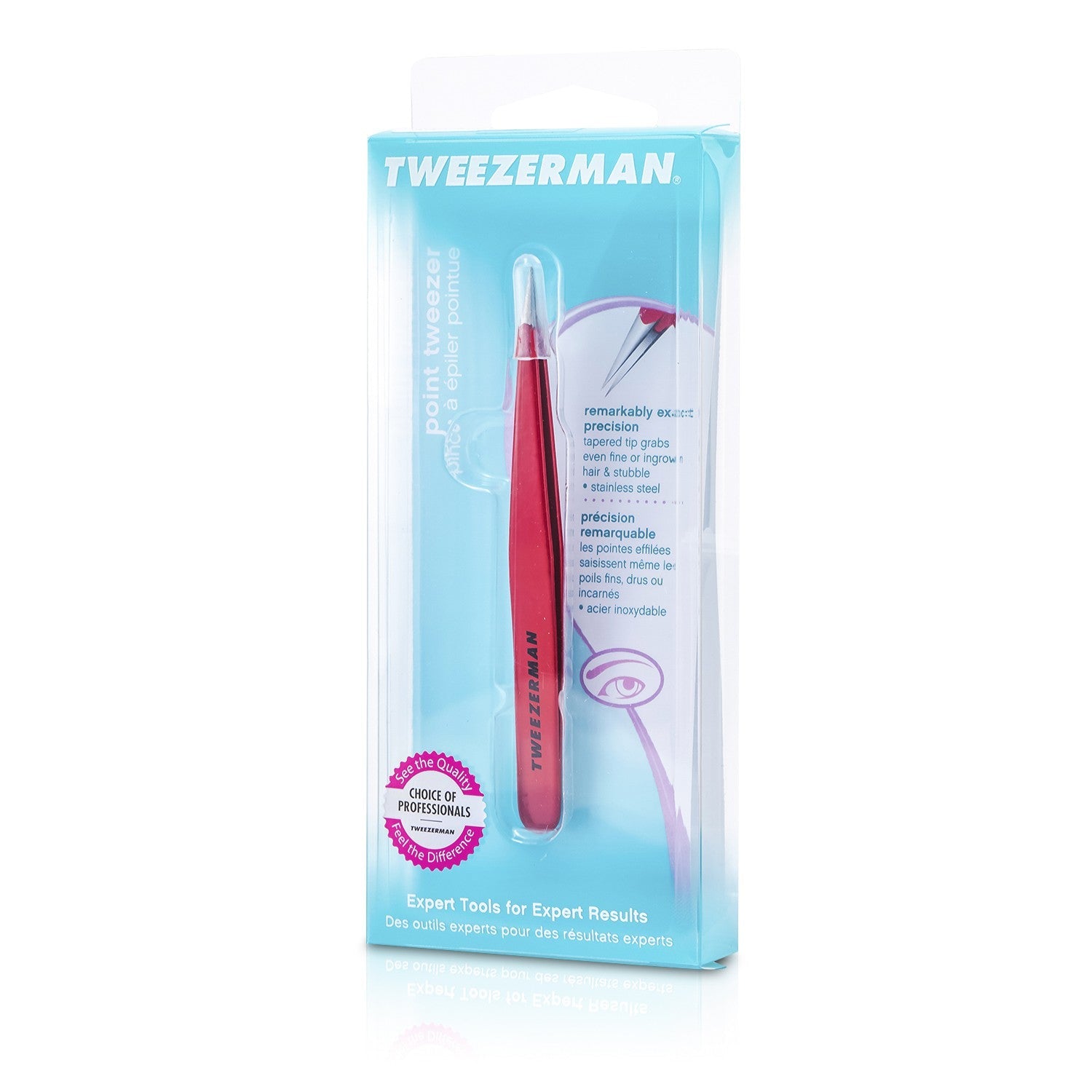 Tweezerman Point Tweezer - Signature Red