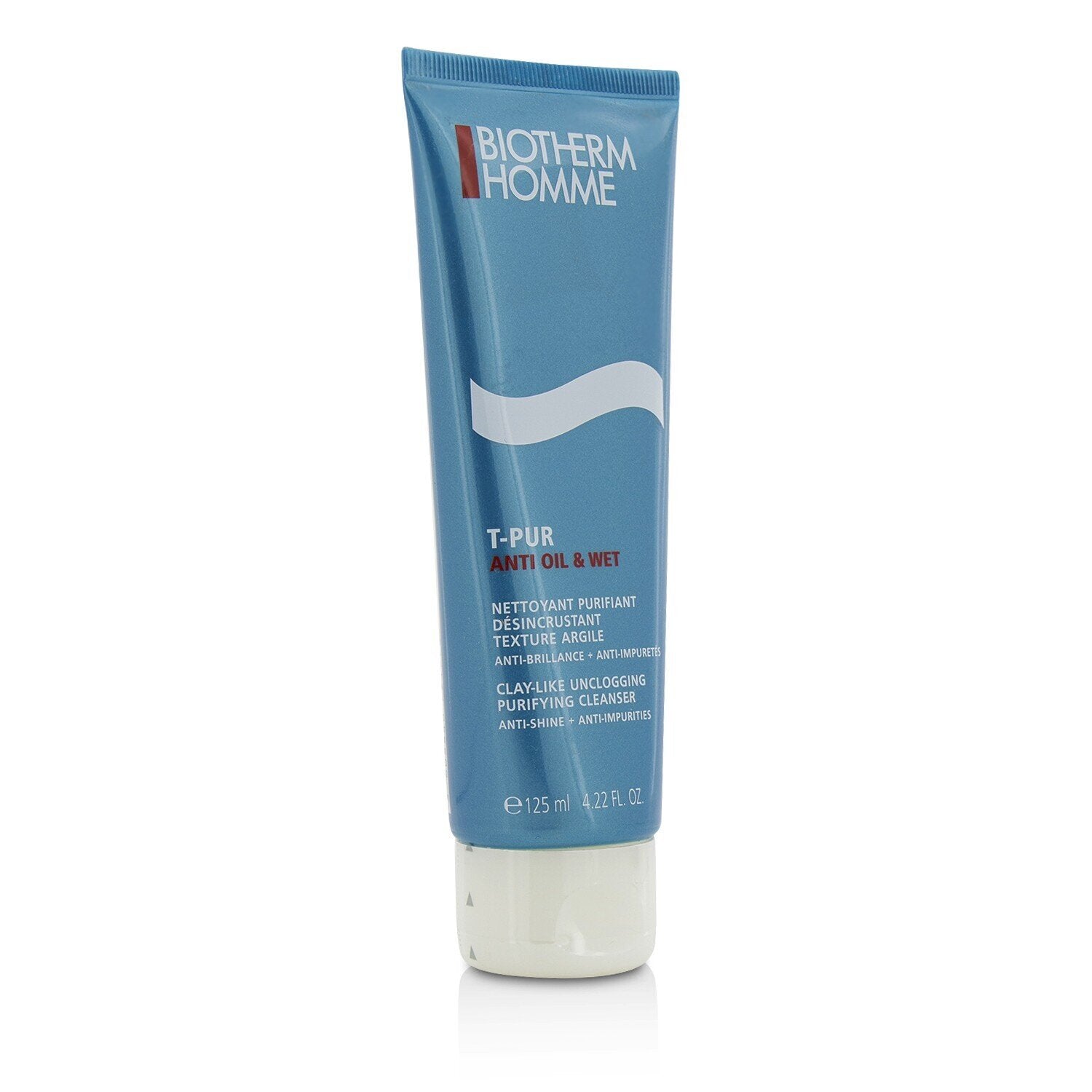 Biotherm Homme T-Pur Clay-Like Unclogging Purifying Cleanser  125ml/4.22oz