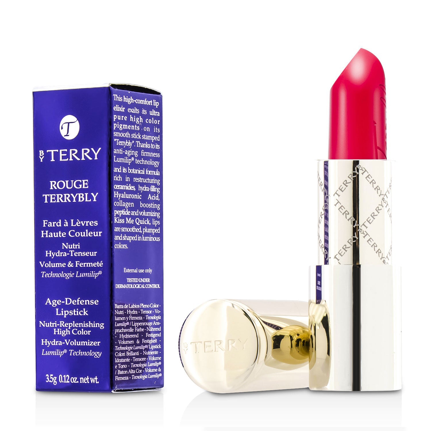 By Terry Rouge Terrybly Age Defense Lipstick - # 504 Opulent Pink  3.5g/0.12oz