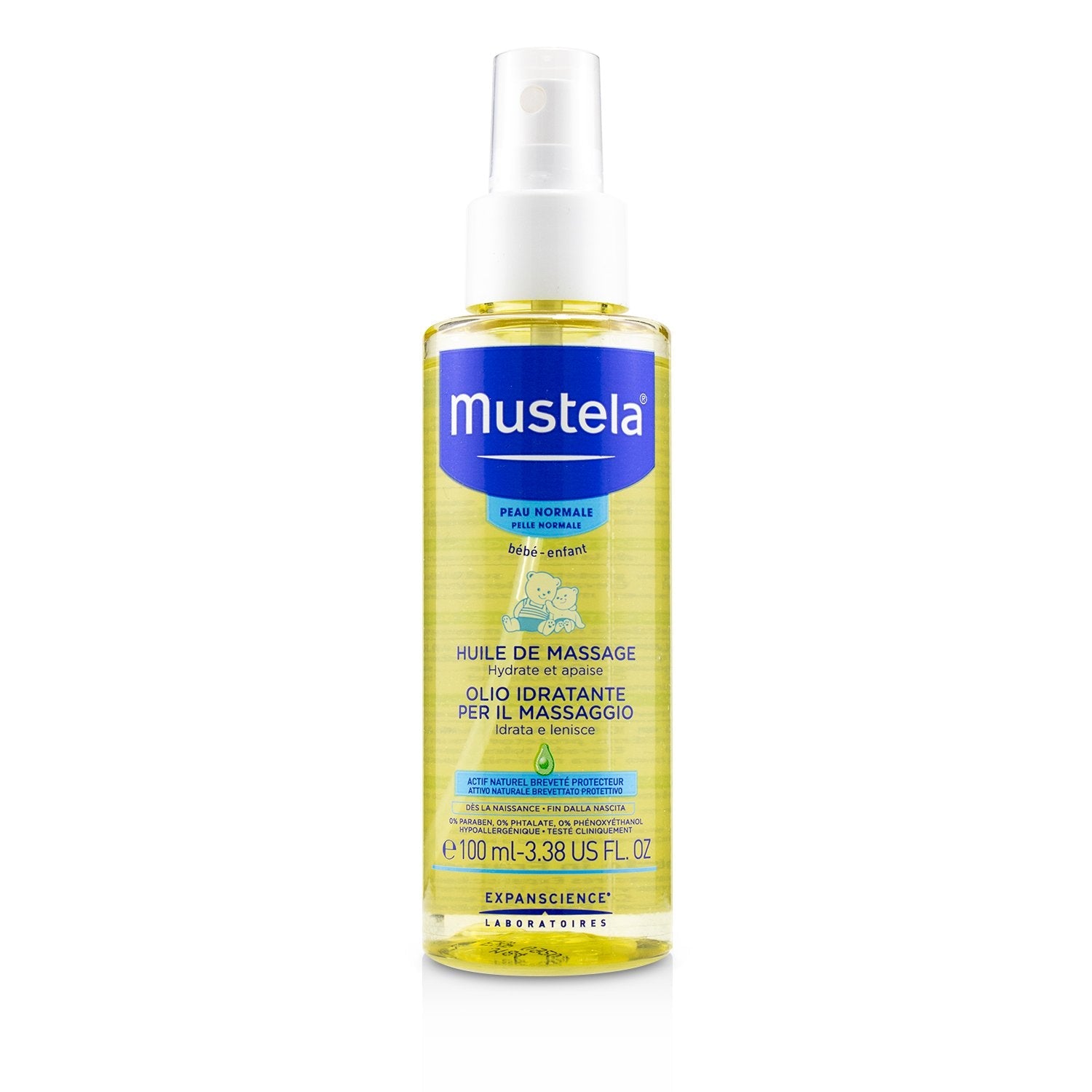 Mustela Massage Oil - For Normal Skin  100ml/3.38oz