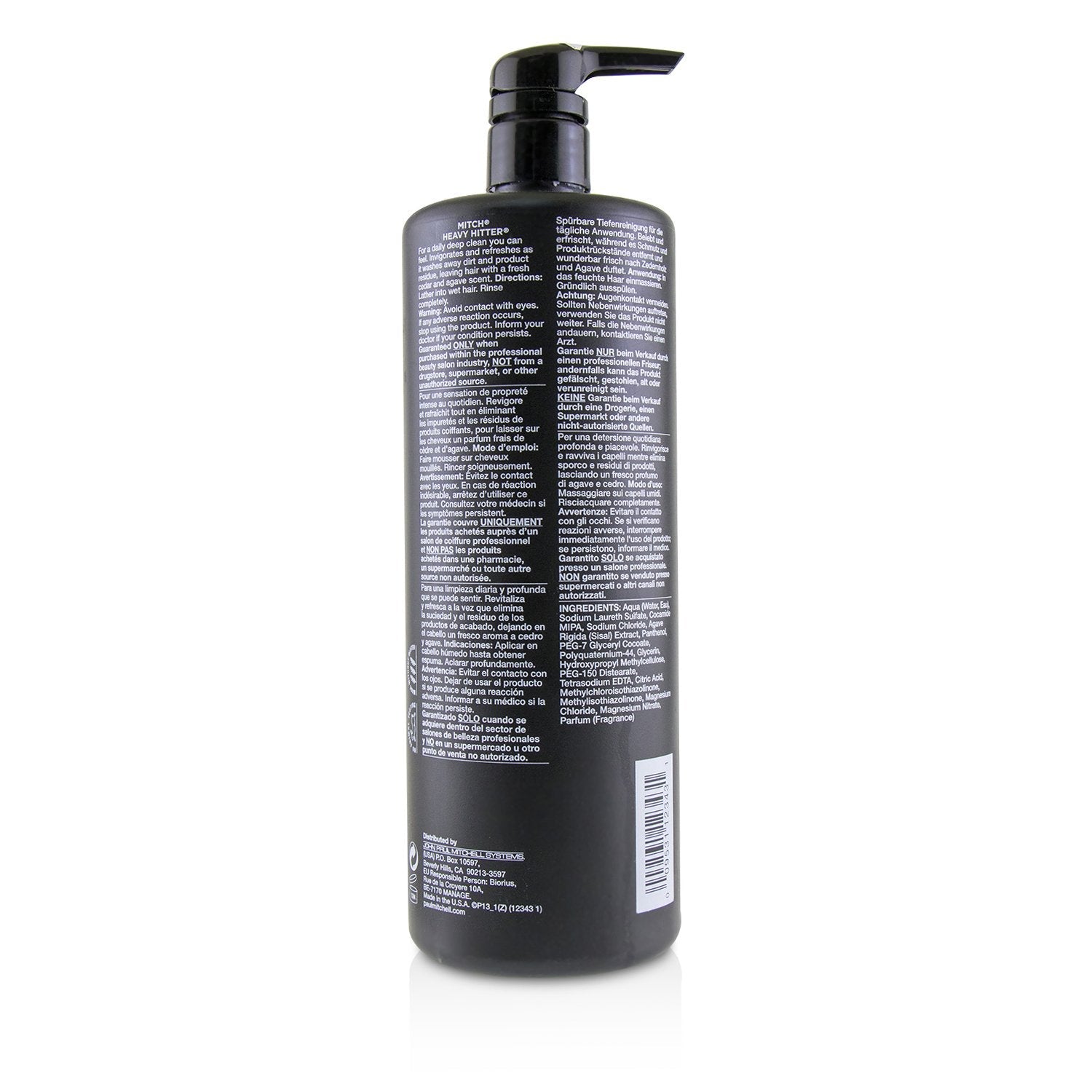 Paul Mitchell Mitch Heavy Hitter Daily Deep Cleansing Shampoo  1000ml/33.8oz