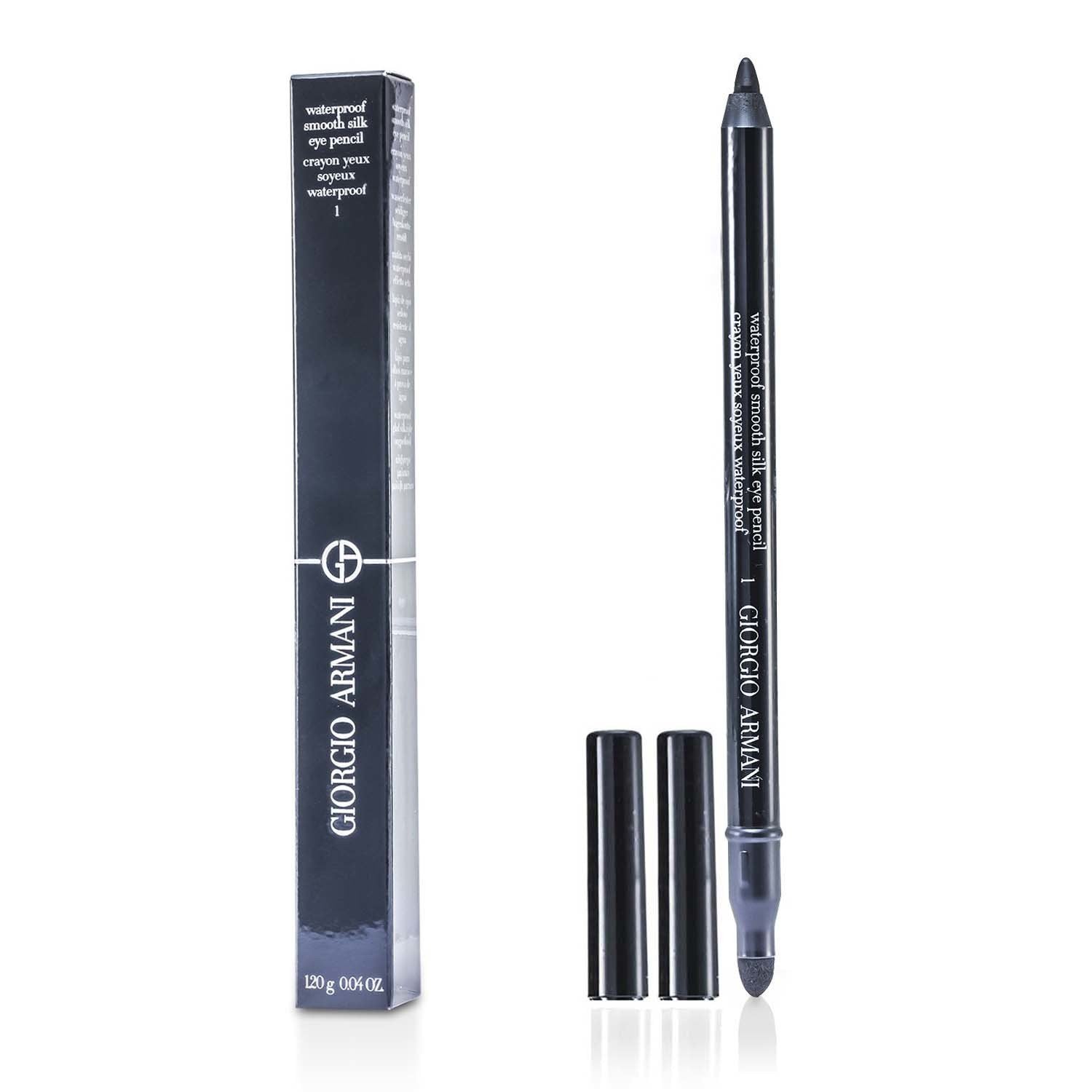 Giorgio Armani Waterproof Smooth Silk Eye Pencil - # 01 (Black)  1.2g/0.04oz