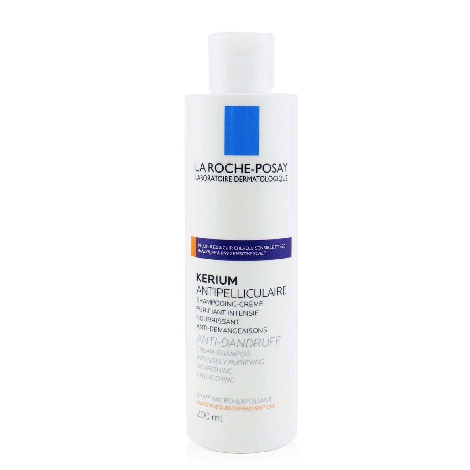 La Roche Posay Kerium Anti-Dandruff Cream Shampoo (For Dry Hair or Scalp)  200ml/6.7oz