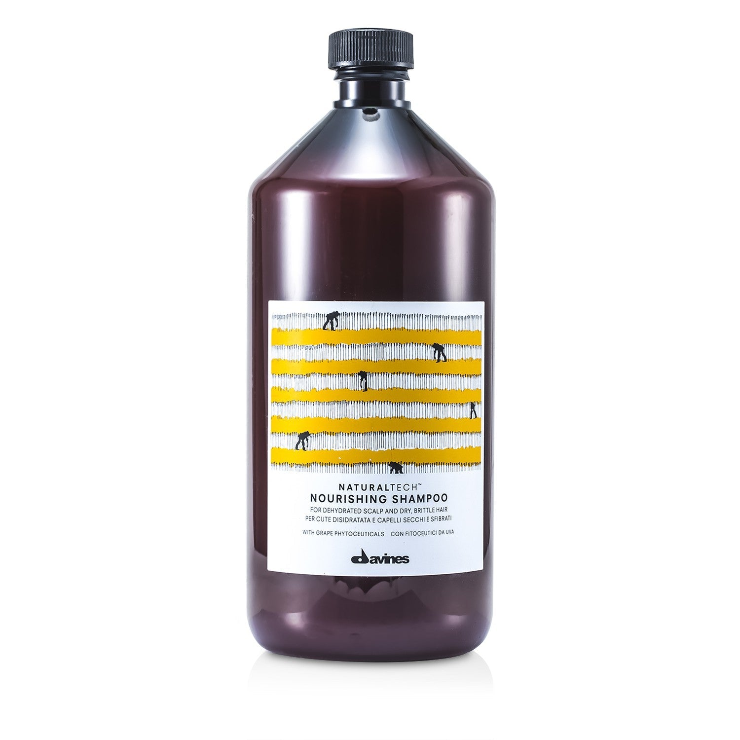 Davines Natural Tech Nourishing Shampoo (For Dehydrated Scalp and Dry, Brittle Hair)  1000ml/33.81oz