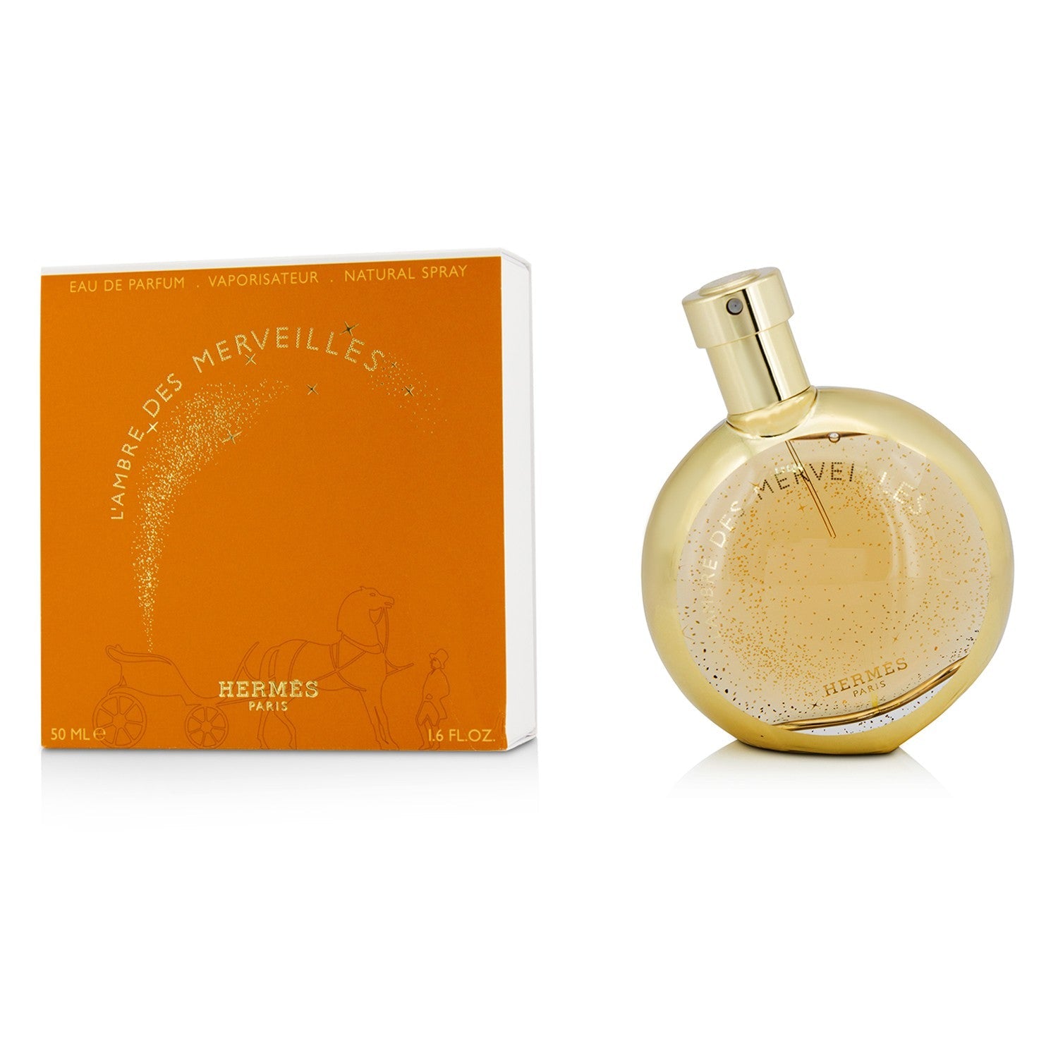 Hermes L'Ambre Des Merveilles Eau De Parfum Spray  50ml/1.6oz