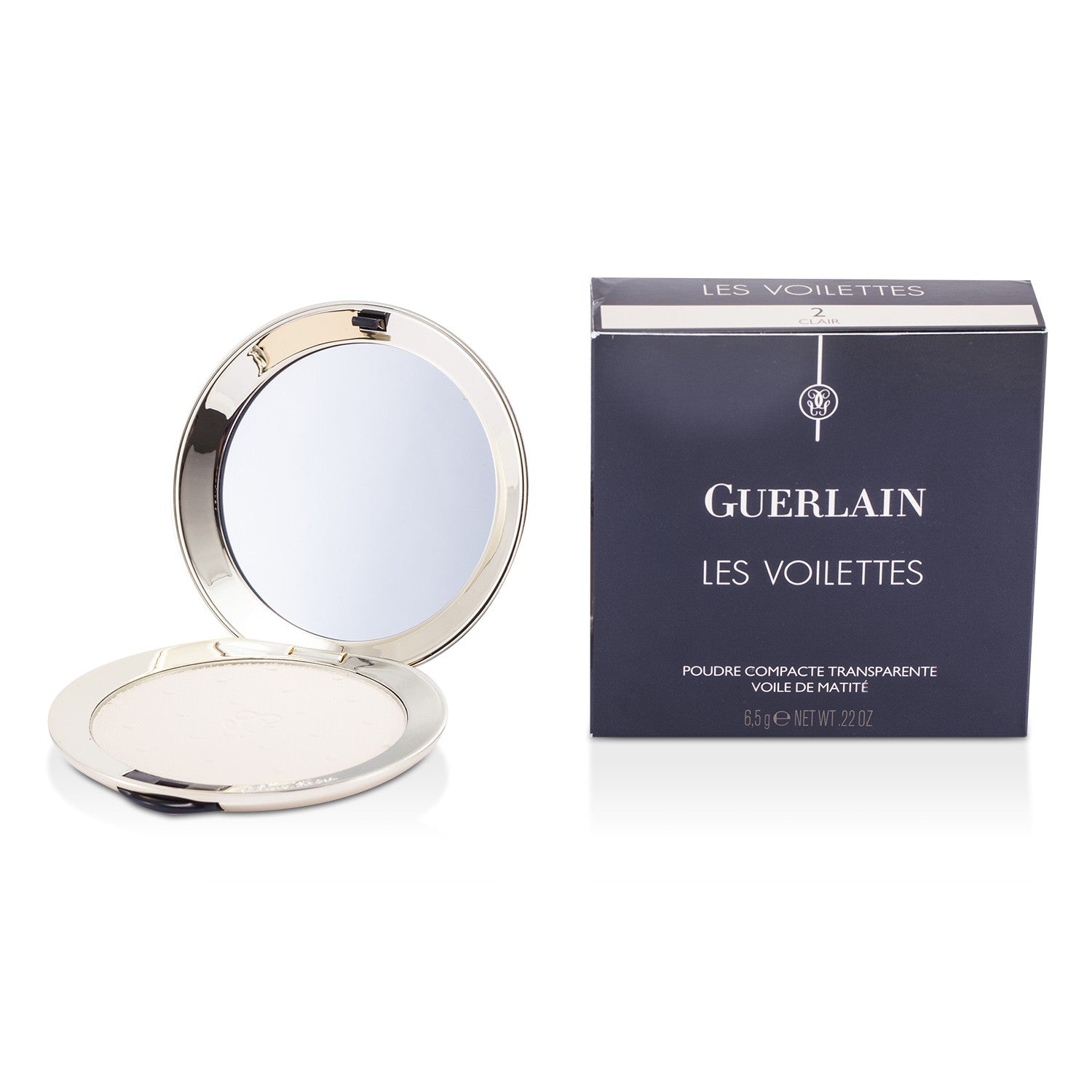 Guerlain Les Voilettes Translucent Compact Powder - # 2 Clair  6.5g/0.22oz