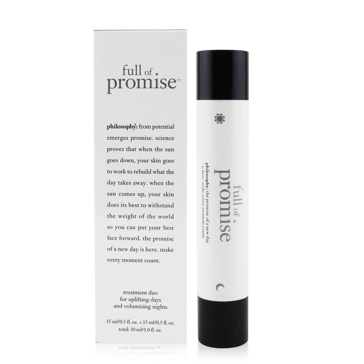 Philosophy Full Of Promise Treatment Duo For Uplifting Days & Voluminizing Nights  30ml/1oz