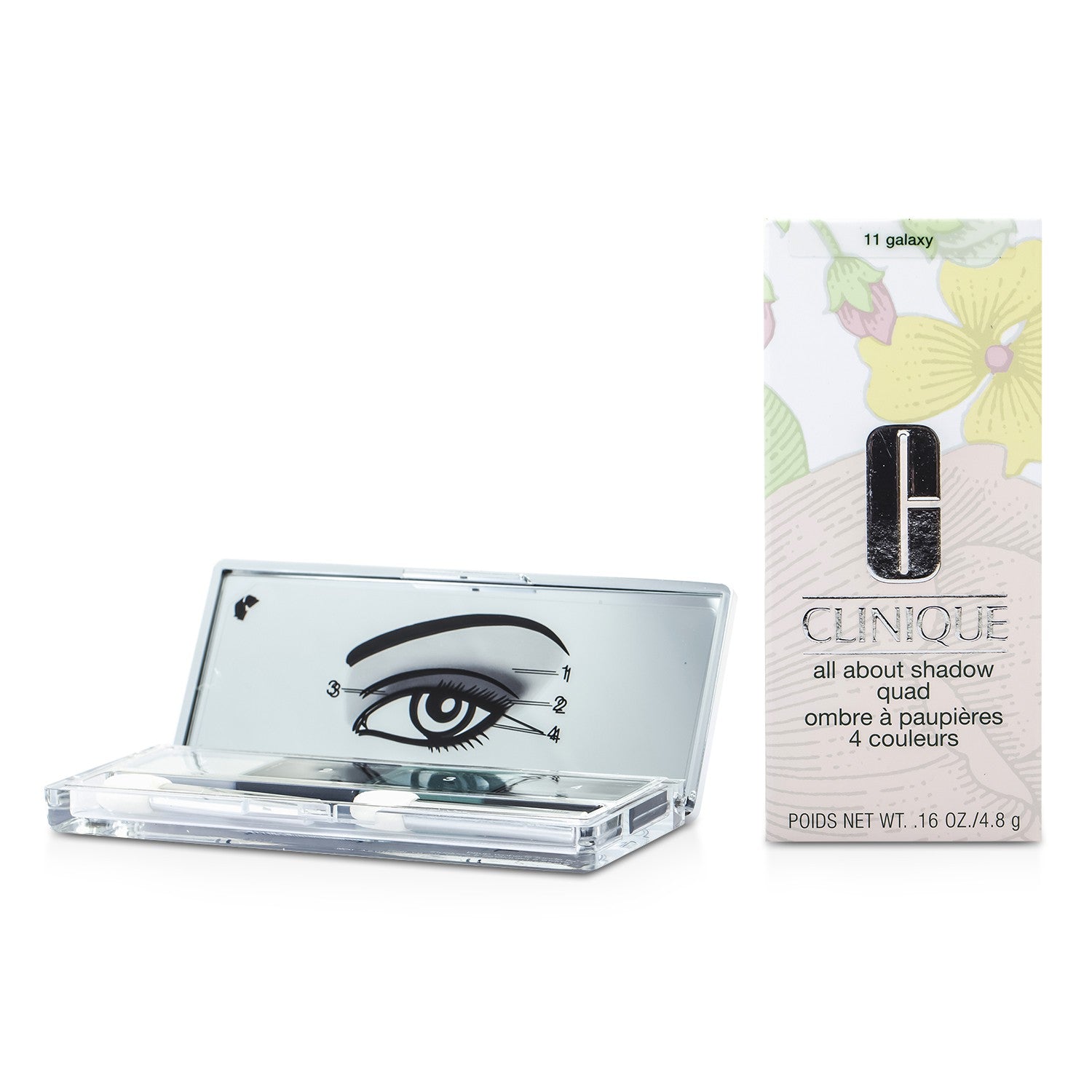 Clinique All About Shadow Quad - # 11 Galaxy  4x1.2g/0.04oz