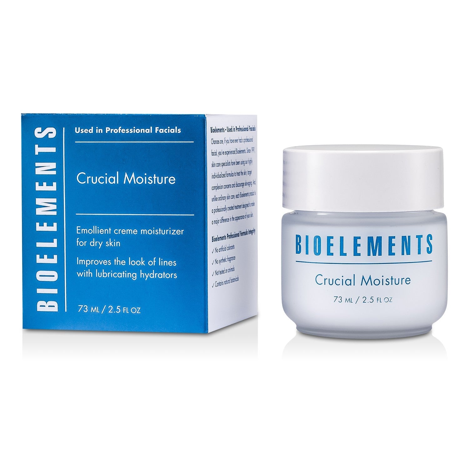 Bioelements Crucial Moisture (For Very Dry, Dry Skin Types)  73ml/2.5oz