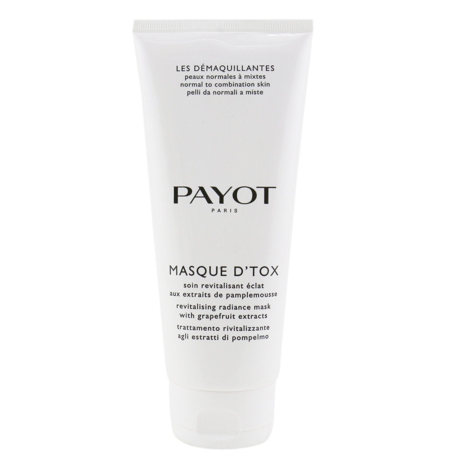 Payot Les Demaquillantes Masque D'Tox Detoxifying Radiance Mask - For Normal To Combination Skins (Salon Size)  200ml/6.7oz