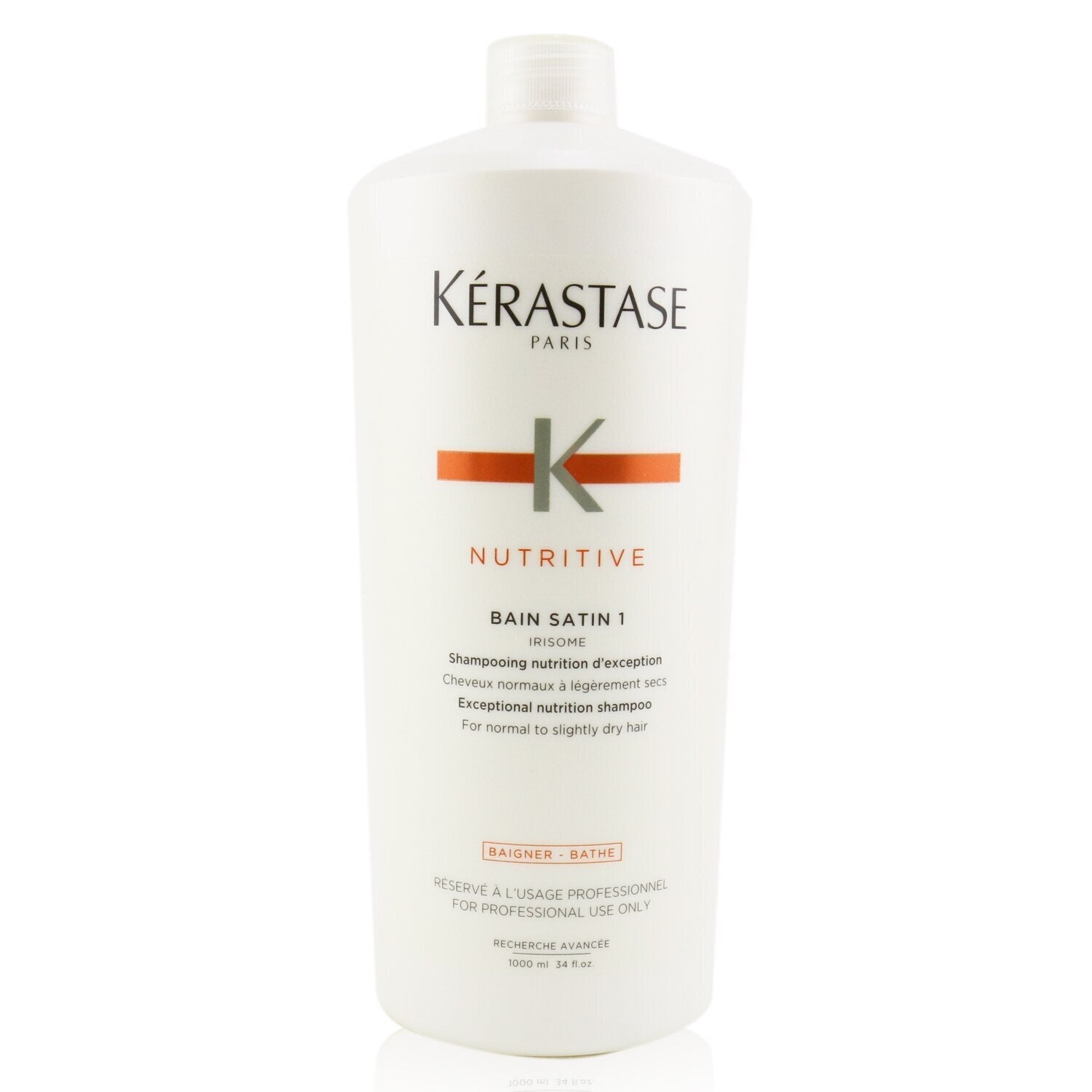 Kerastase Nutritive Bain Satin 1 Exceptional Nutrition Shampoo (For Normal to Slightly Dry Hair)  250ml/8.5oz