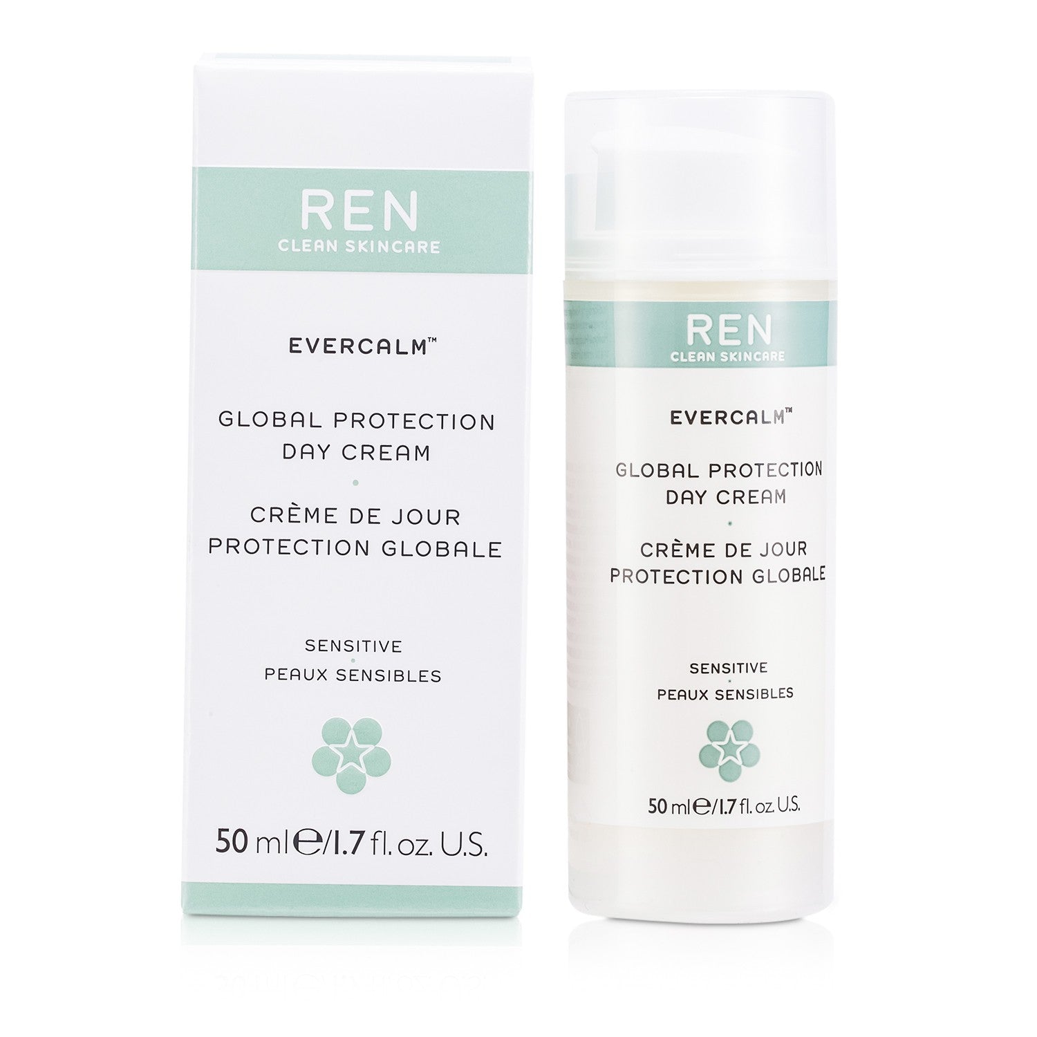 Ren Evercalm Global Protection Day Cream (For Sensitive/ Delicate Skin)  50ml/1.7oz