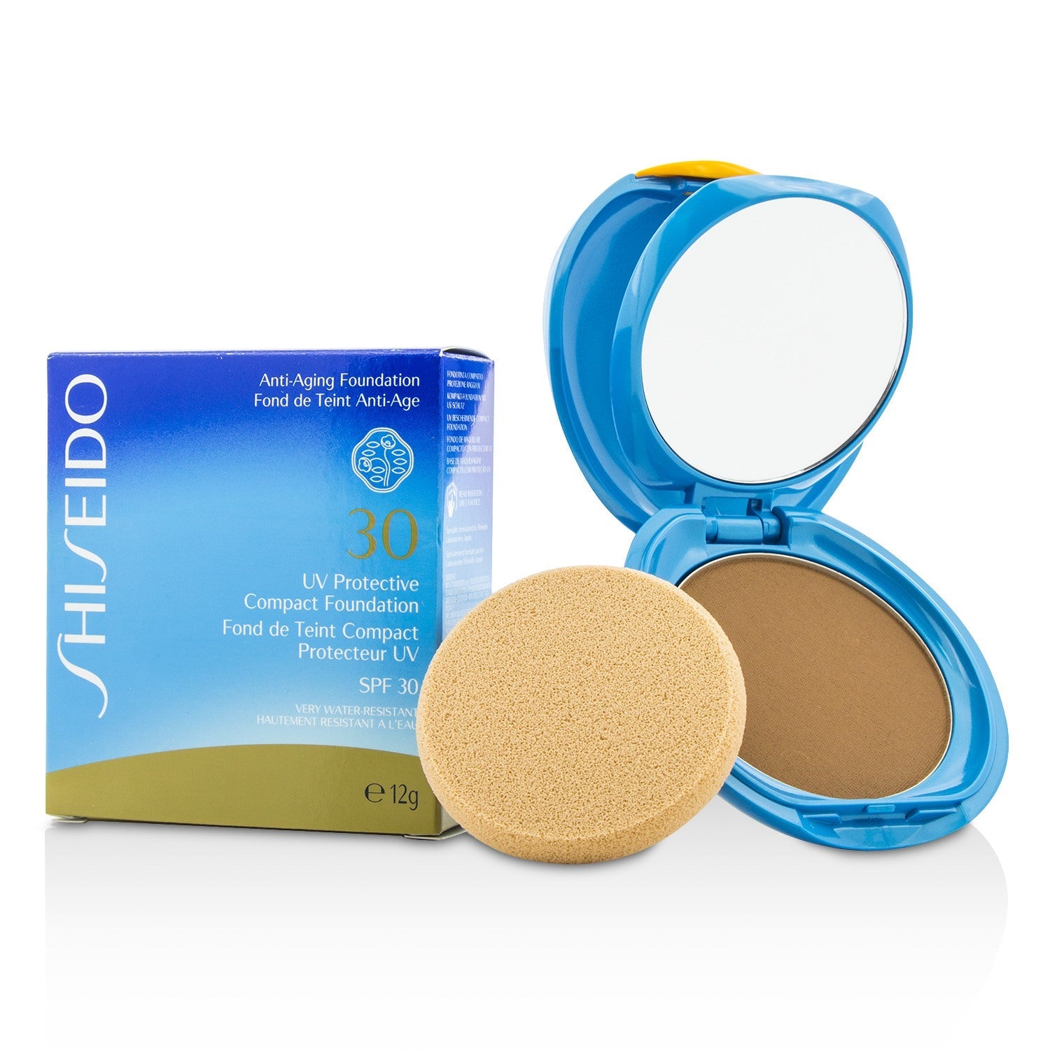 Shiseido UV Protective Compact Foundation SPF 30 (Case+Refill) - # Dark Beige (Box Slightly Damaged)  12g/0.42oz