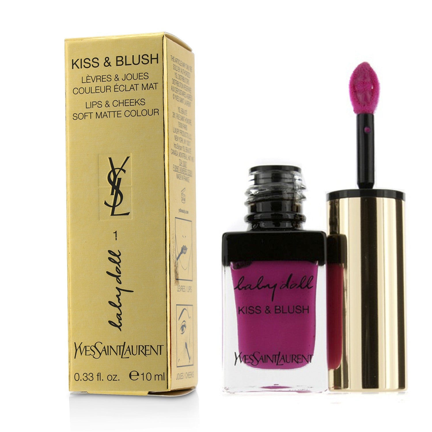 Yves Saint Laurent Baby Doll Kiss & Blush - # 24 Orange Intrepide  10ml/0.33oz