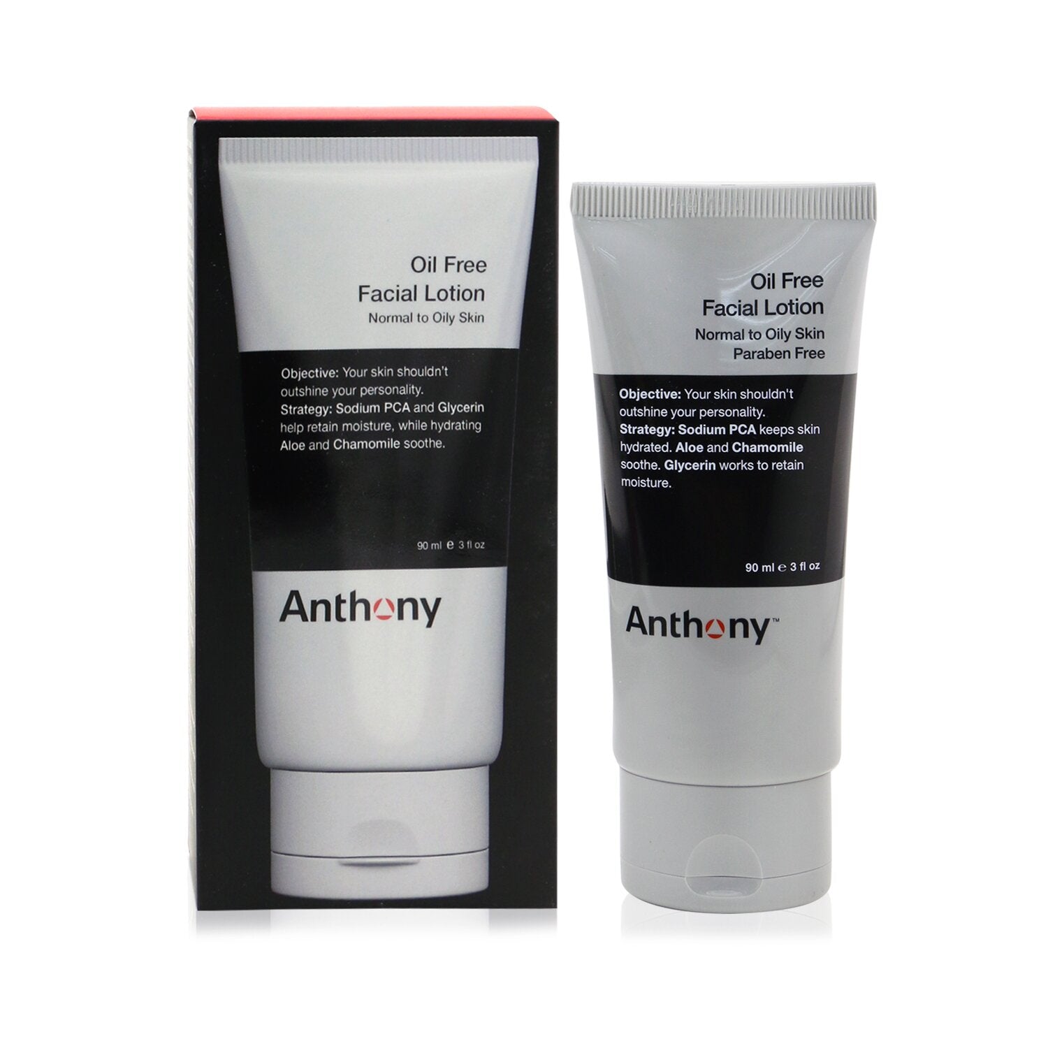 Anthony Logistics For Men Oil Free Facial Lotion (Normal To Oily Skin)  90ml/3oz