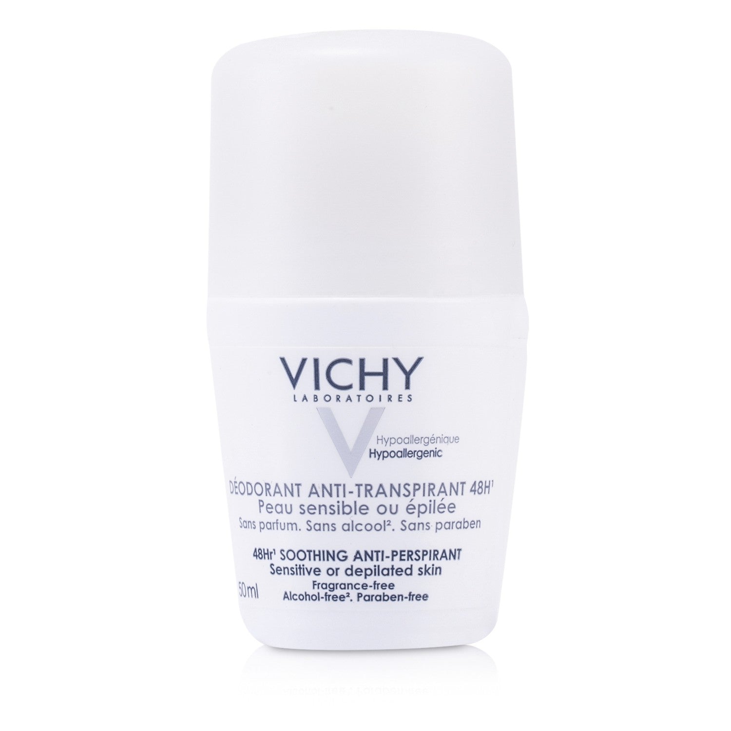 Vichy 48Hr Soothing Anti-Perspirant Roll-On (For Sensitive / Depilated Skin)  50ml/1.69oz