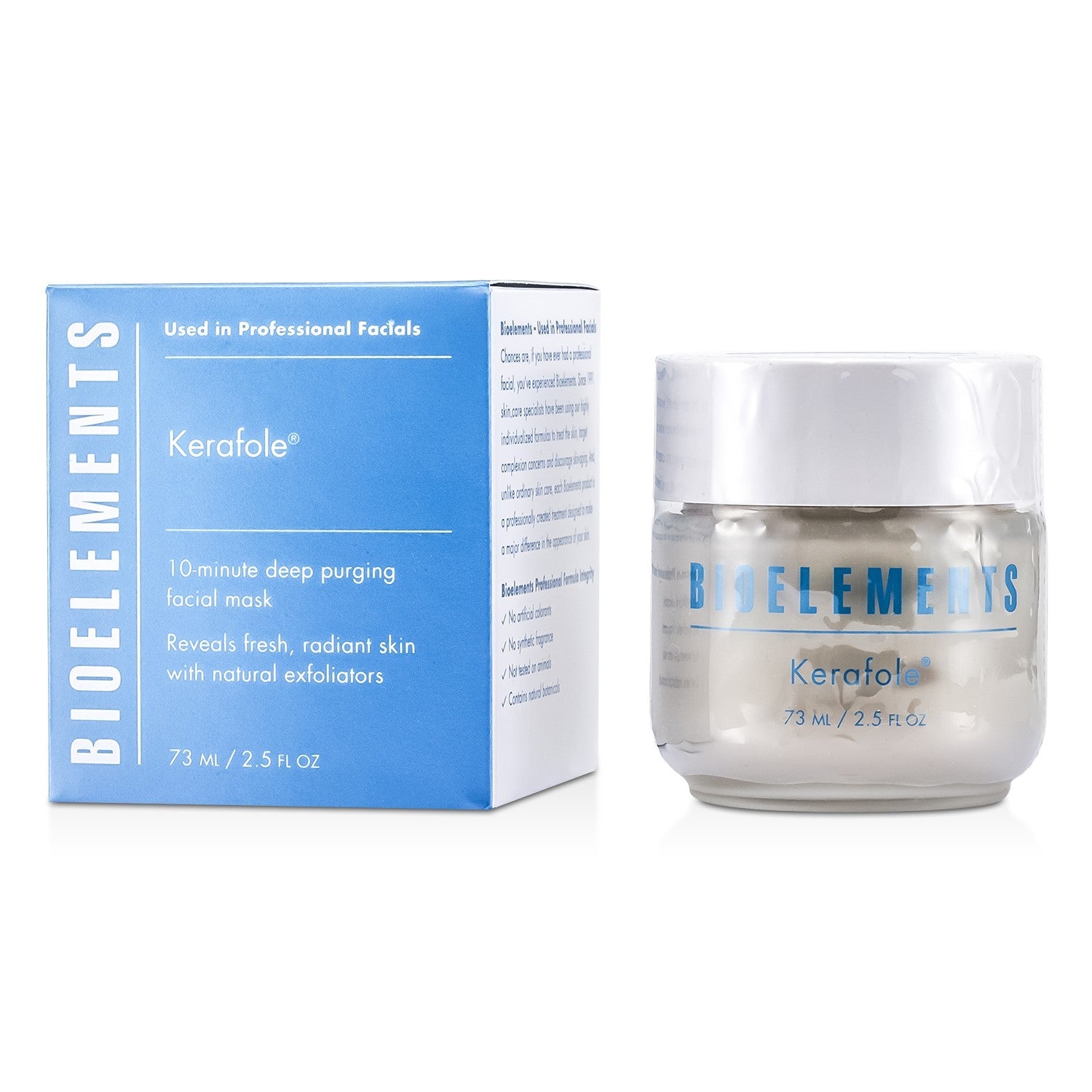 Bioelements Kerafole - 10-Minute Deep Purging Facial Mask - For All Skin Types, Except Sensitive  73ml/2.5oz