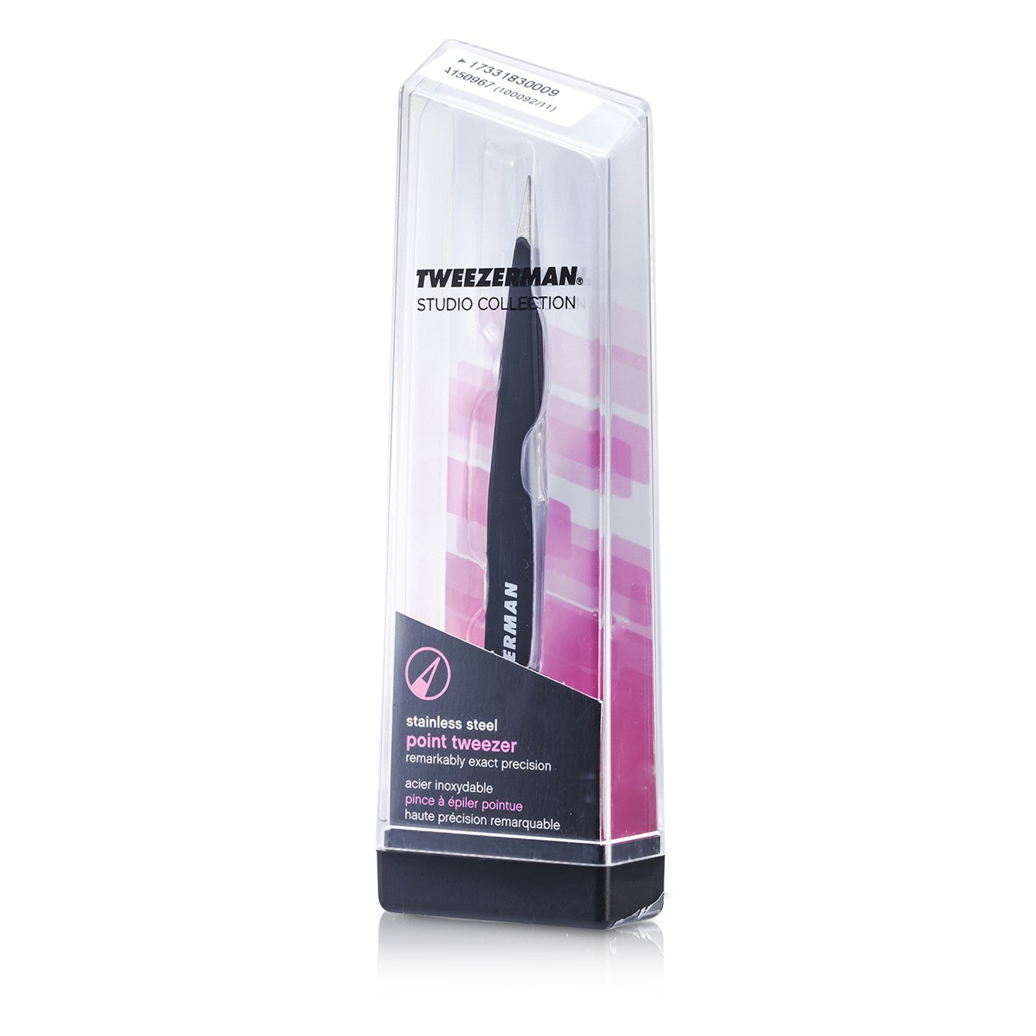 Tweezerman Point Tweezer - Black (Studio Collection)