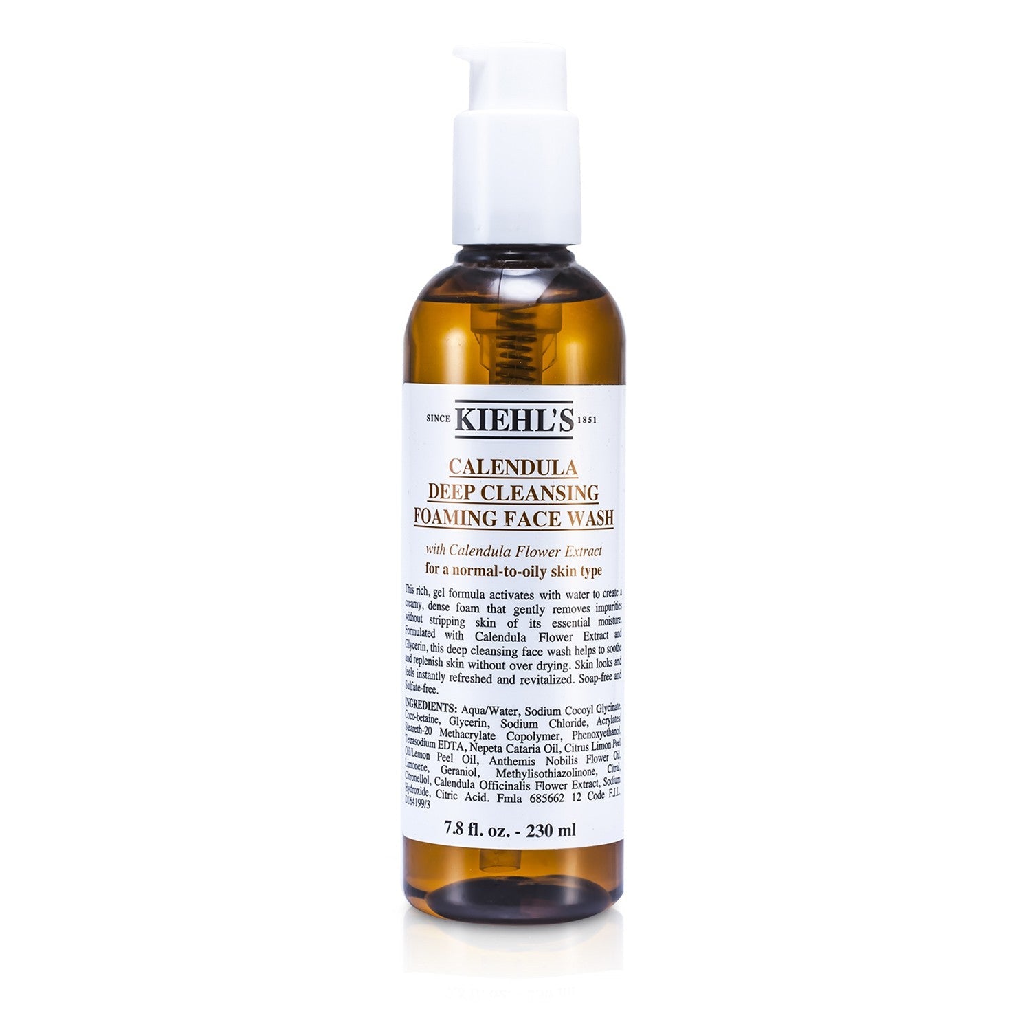 Kiehl's Calendula Deep Cleansing Foaming Face Wash  500ml/16.9oz