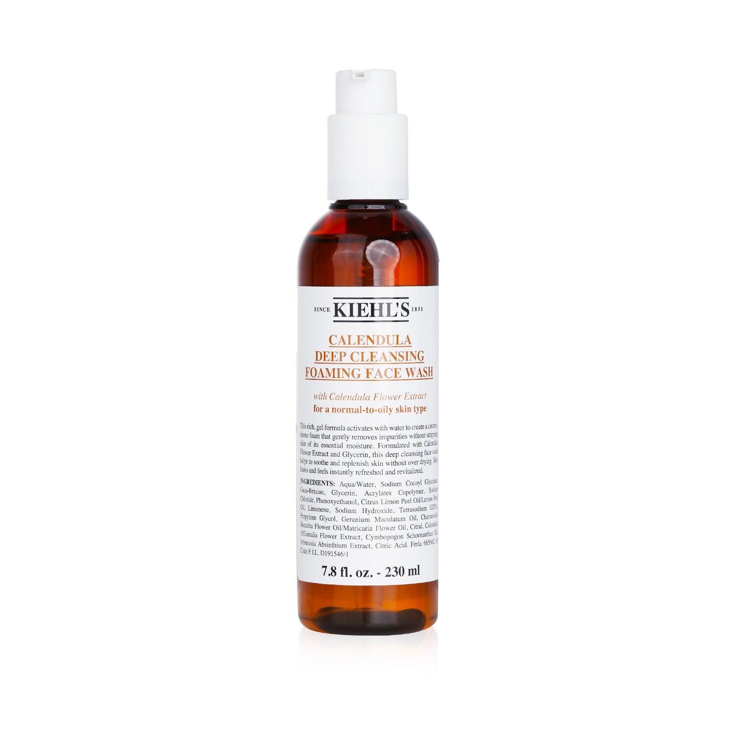 Kiehl's Calendula Deep Cleansing Foaming Face Wash  230ml