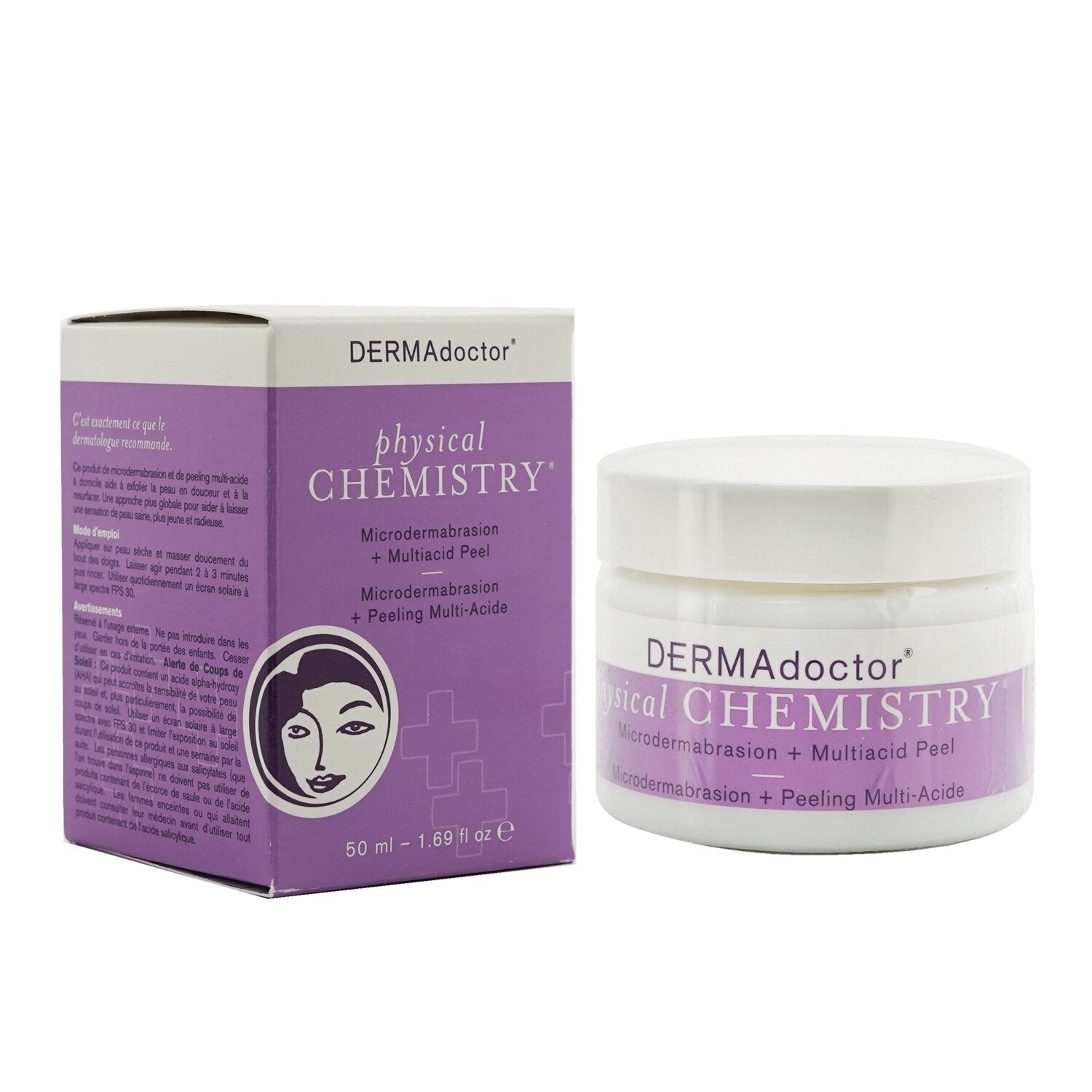 DERMAdoctor Physical Chemistry Facial Microdermabrasion + Multiacid Chemical Peel  50ml/1.7oz