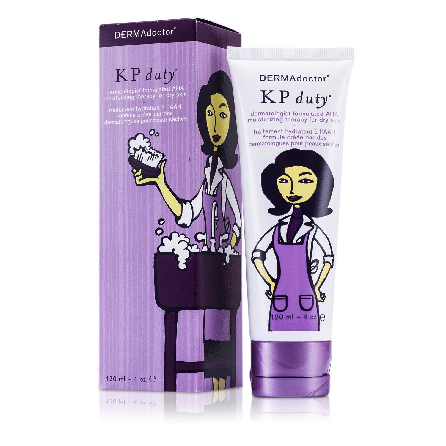 DERMAdoctor KP Duty Dermatologist Formulated AHA Moisturizing Therapy (For Dry Skin)  120ml/4oz