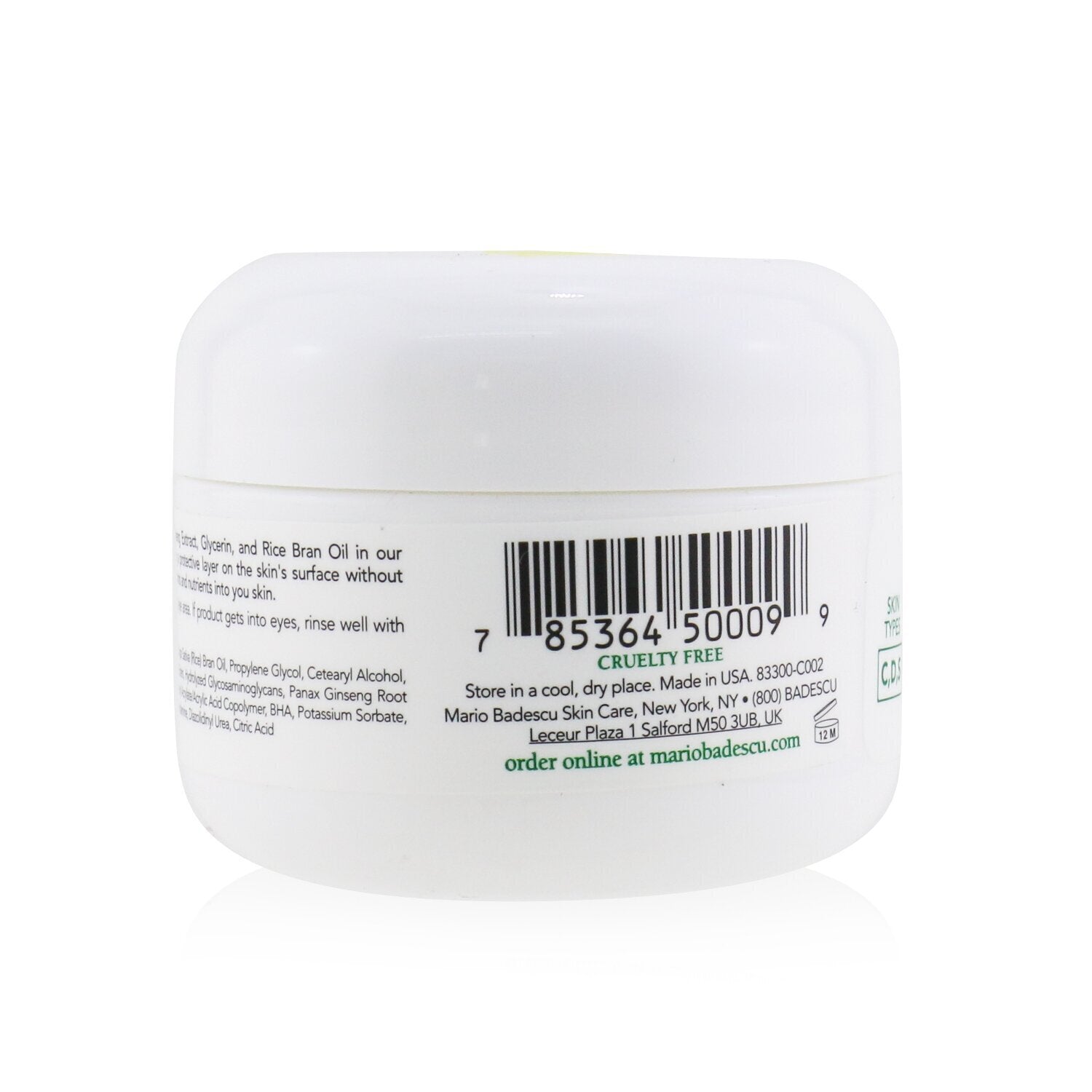 Mario Badescu Ginseng Moist Cream - For Combination/ Dry/ Sensitive Skin Types  29ml/1oz