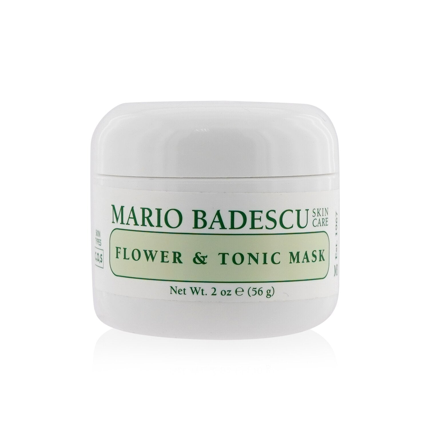 Mario Badescu Flower & Tonic Mask - For Combination/ Oily/ Sensitive Skin Types  59ml/2oz