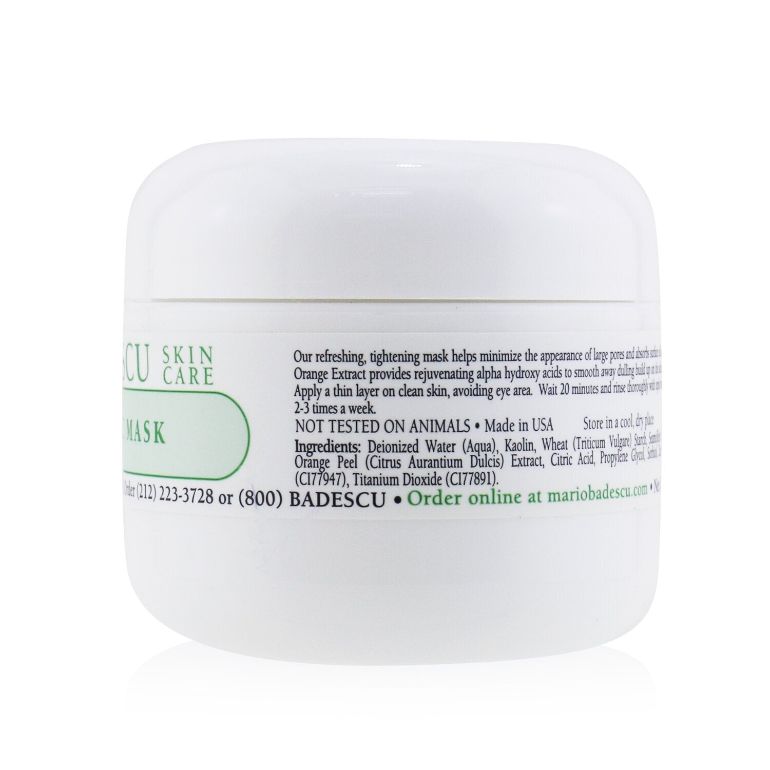 Mario Badescu Orange Tonic Mask - For Combination/ Oily/ Sensitive Skin Types  59ml/2oz