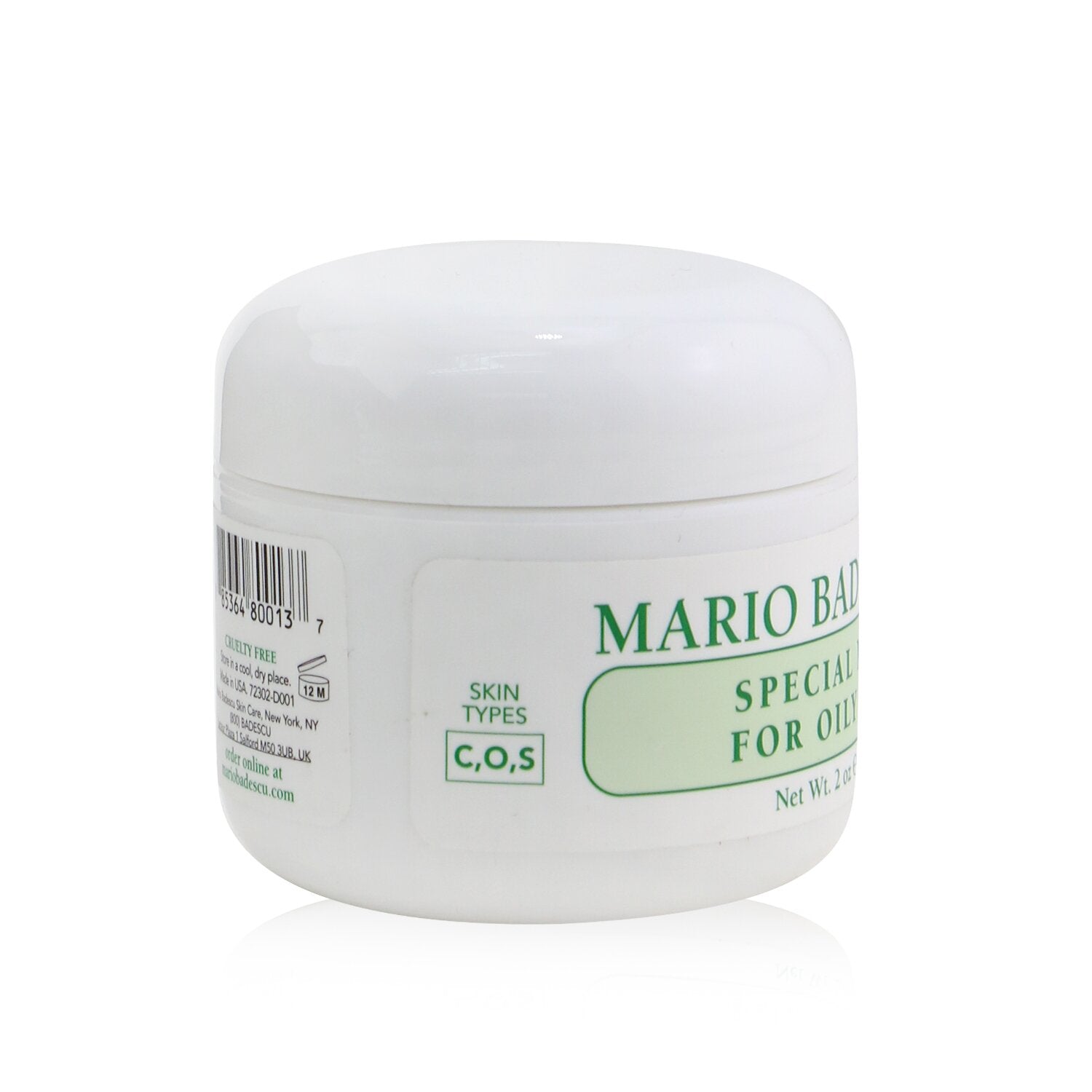 Mario Badescu Special Mask For Oily Skin - For Combination/ Oily/ Sensitive Skin Types  59ml/2oz