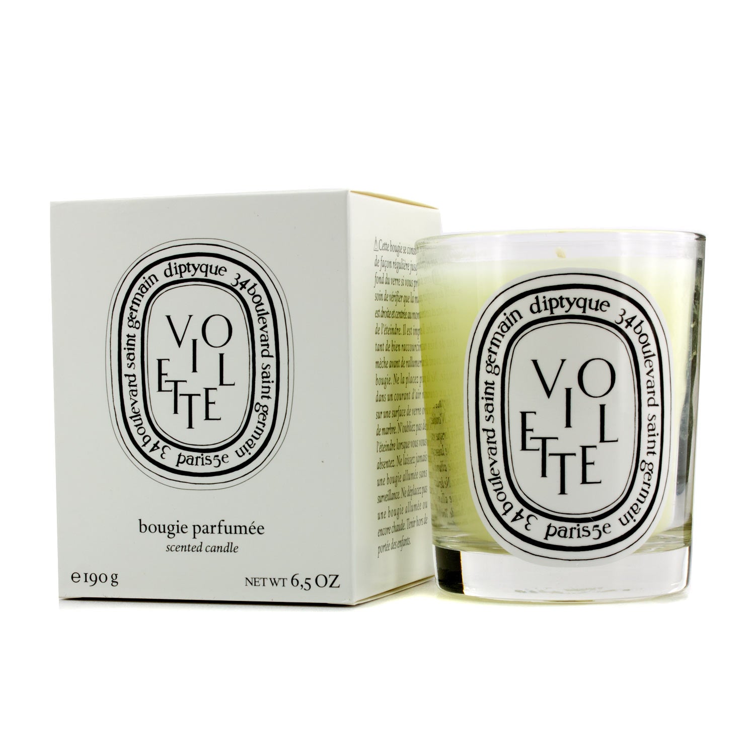 Diptyque Scented Candle - Violette (Violet)  190g/6.5oz