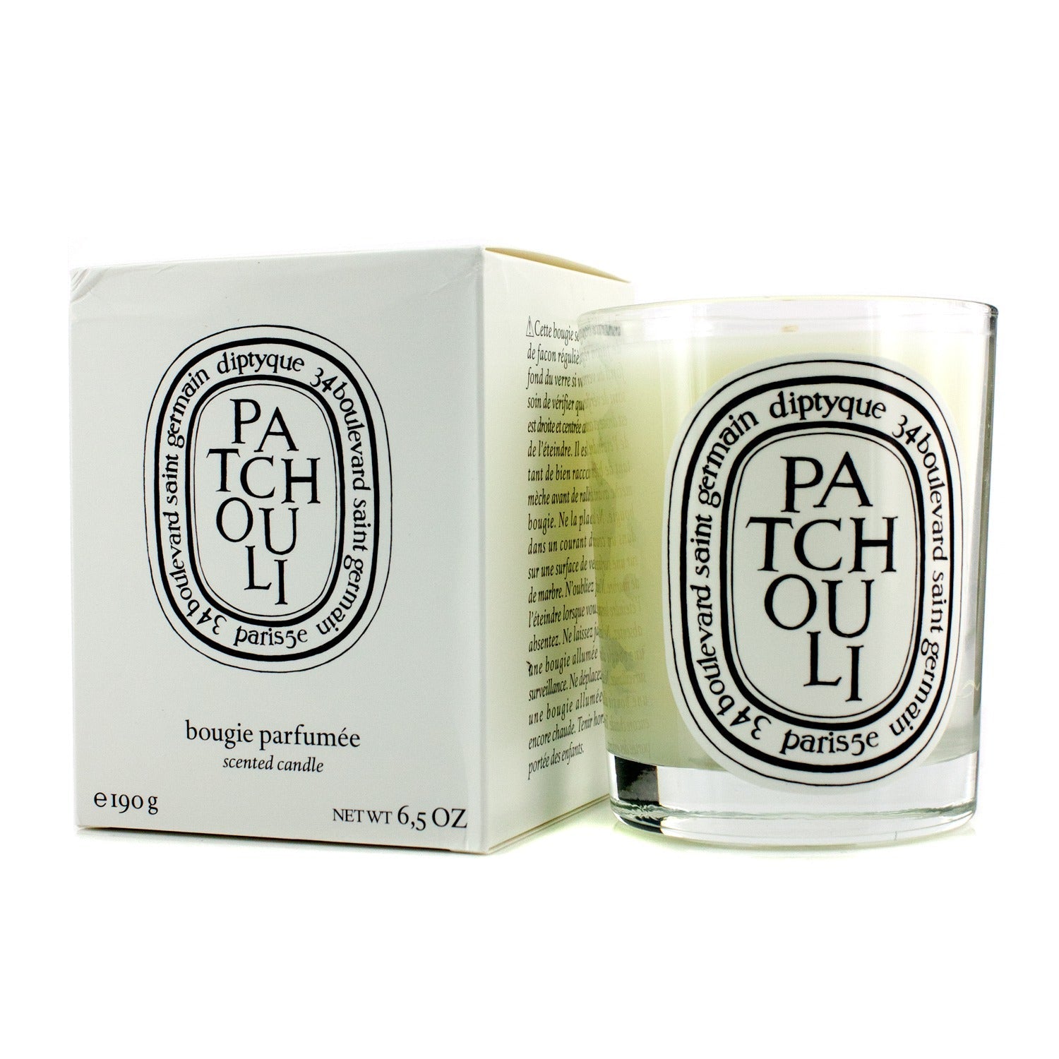 Diptyque Scented Candle - Patchouli  190g/6.5oz