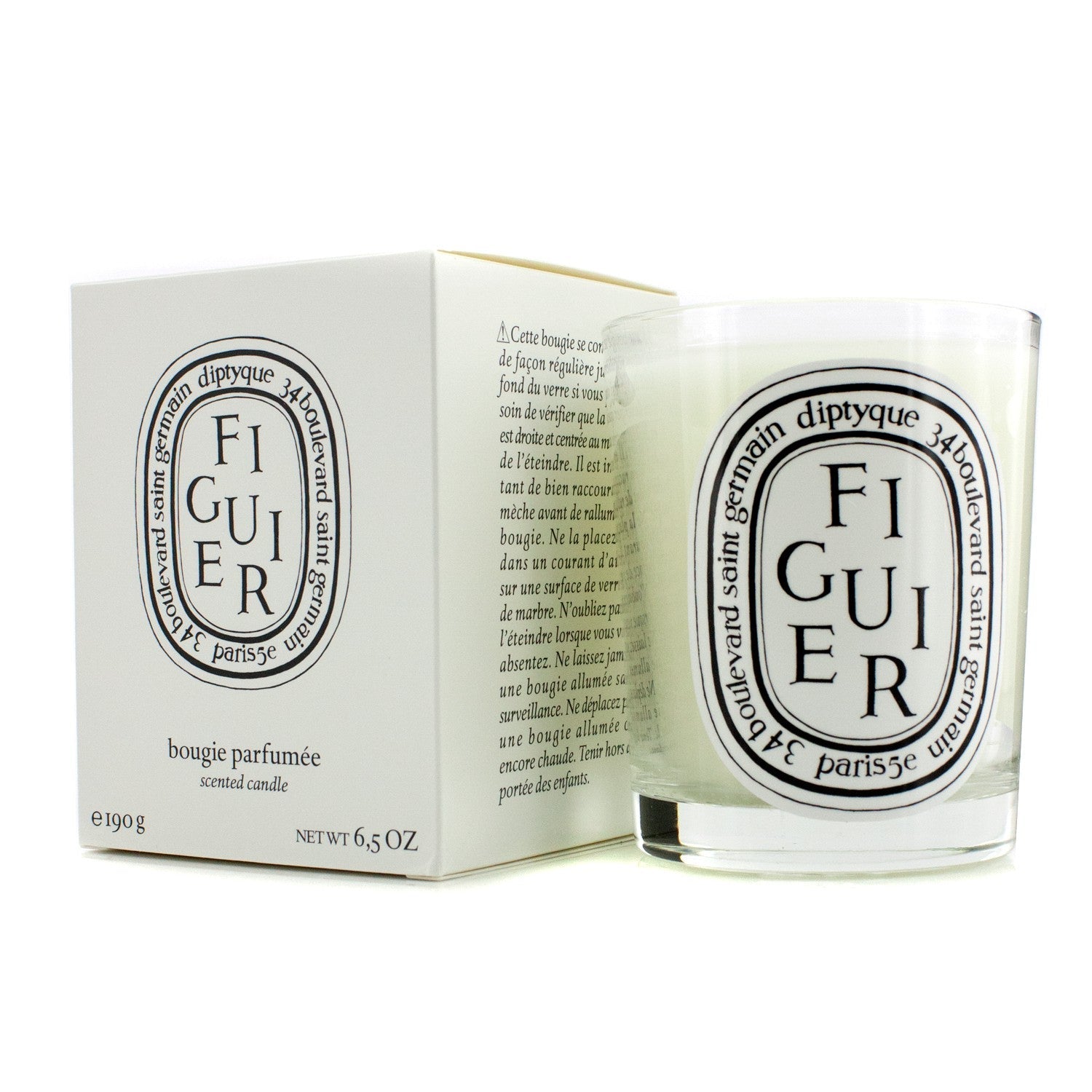 Diptyque Scented Candle - Figuier (Fig Tree)  190g/6.5oz