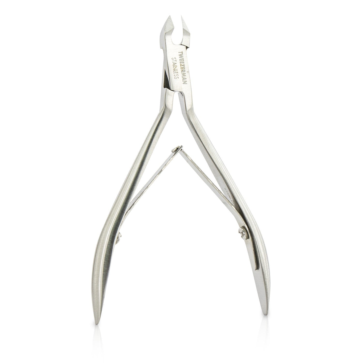 Tweezerman Rockhard Stainless Cuticle Nipper (Studio Collection) - 1/2 Jaw