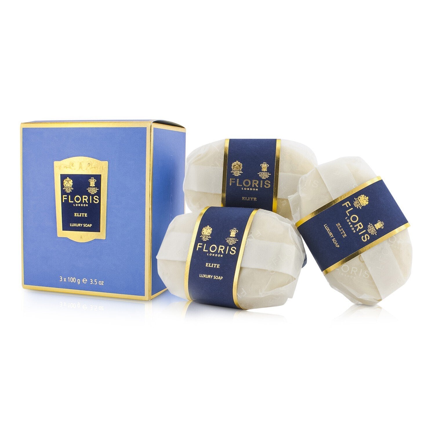 Floris Elite Luxury Soap  3x100g/3.5oz