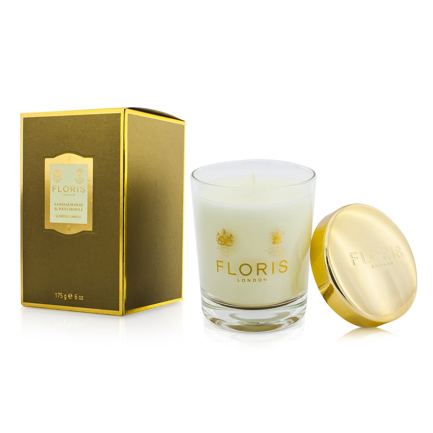 Floris Scented Candle - Sandalwood & Patchouli  175g/6oz