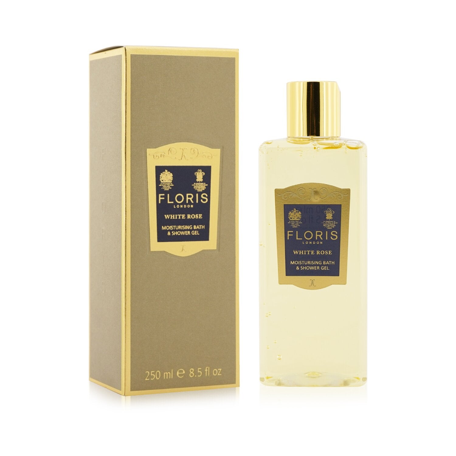 Floris White Rose Moisturising Bath & Shower Gel  250ml/8.5oz